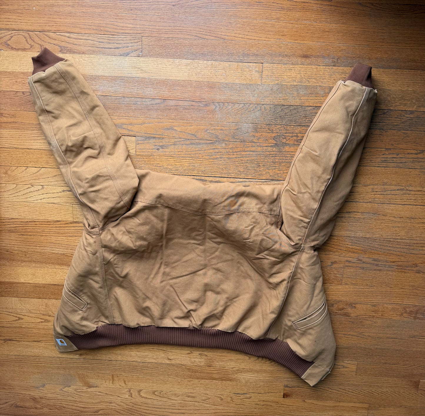 Faded Brown Carhartt Santa Fe Jacket - Medium