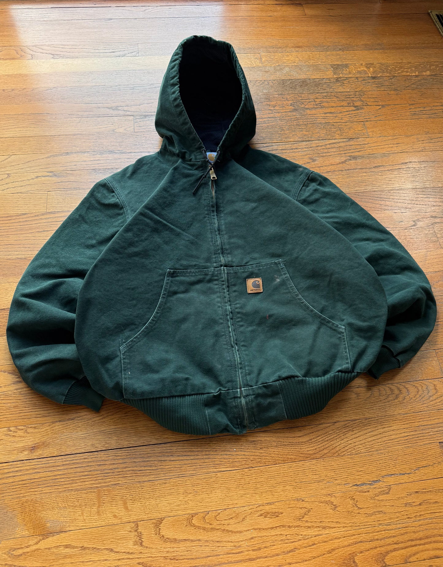 Faded Spruce Green Carhartt Active Jacket - Large