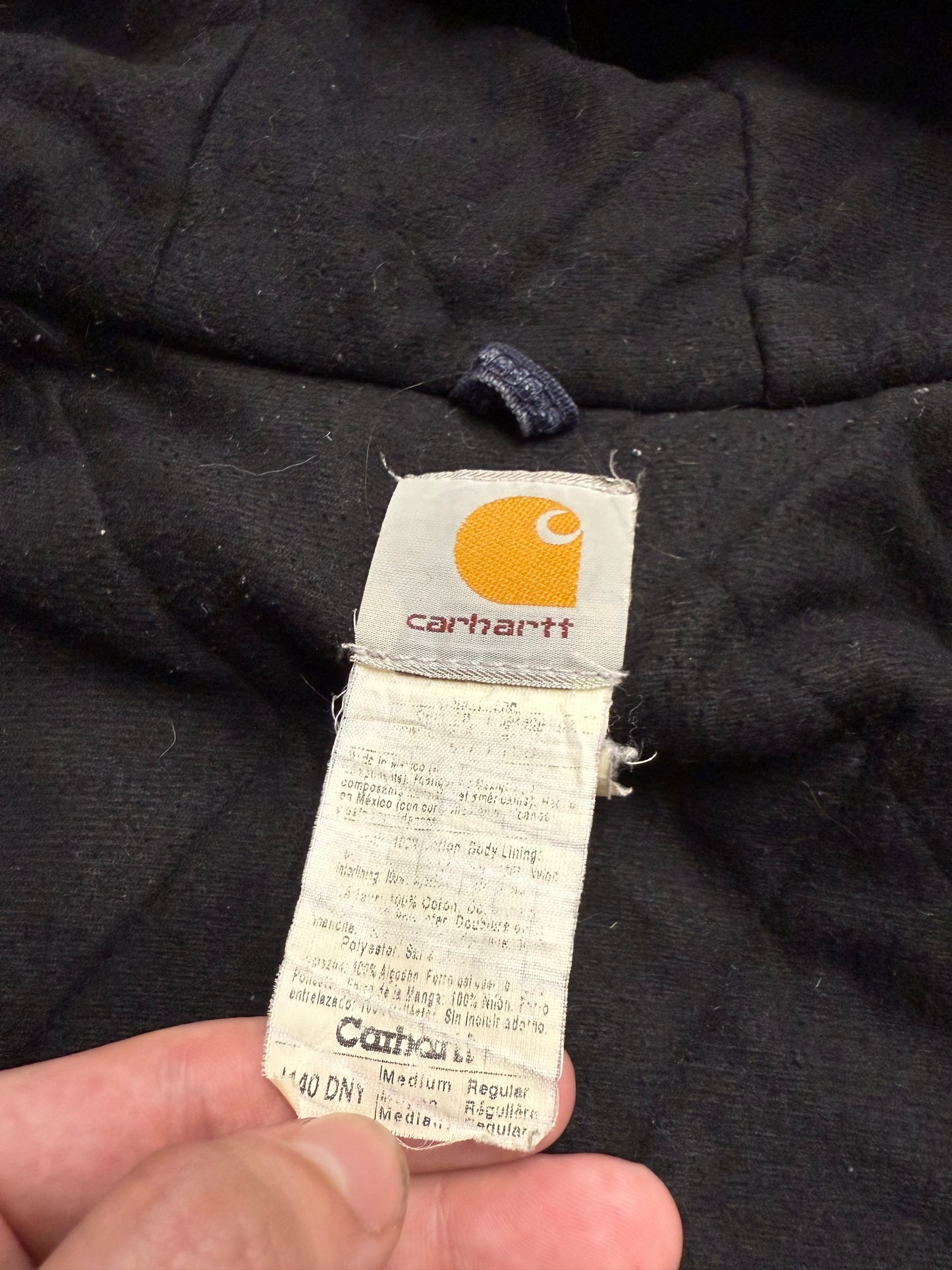 Faded Blue Carhartt Active Jacket - Medium