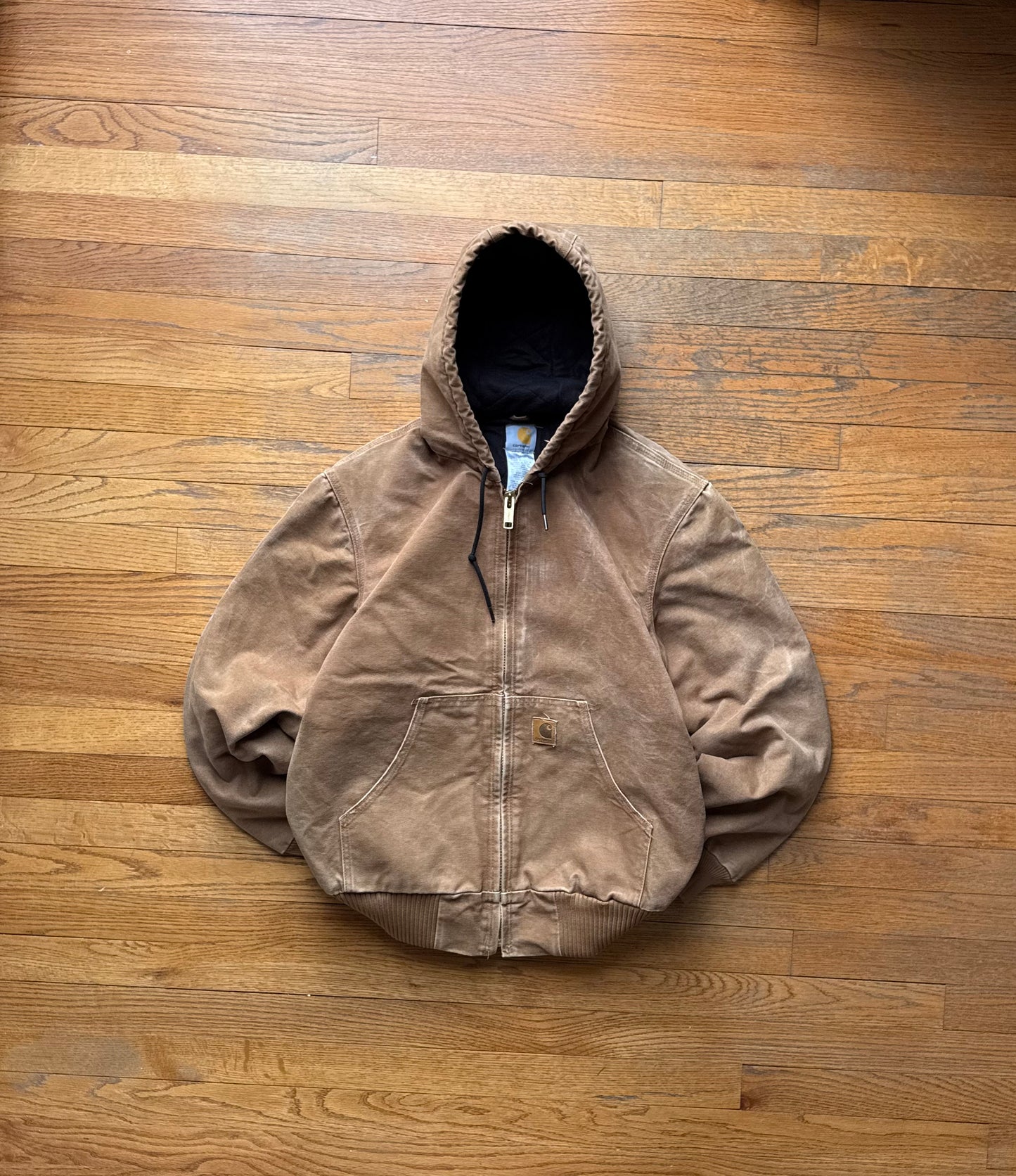 Faded Brown Carhartt Active Jacket - Small