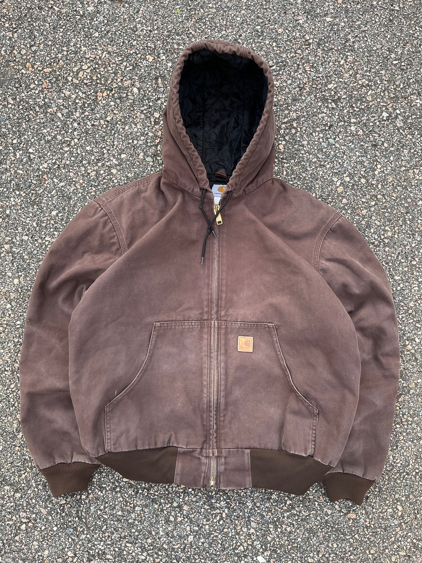 Faded Brown Carhartt Active Jacket - Boxy Large