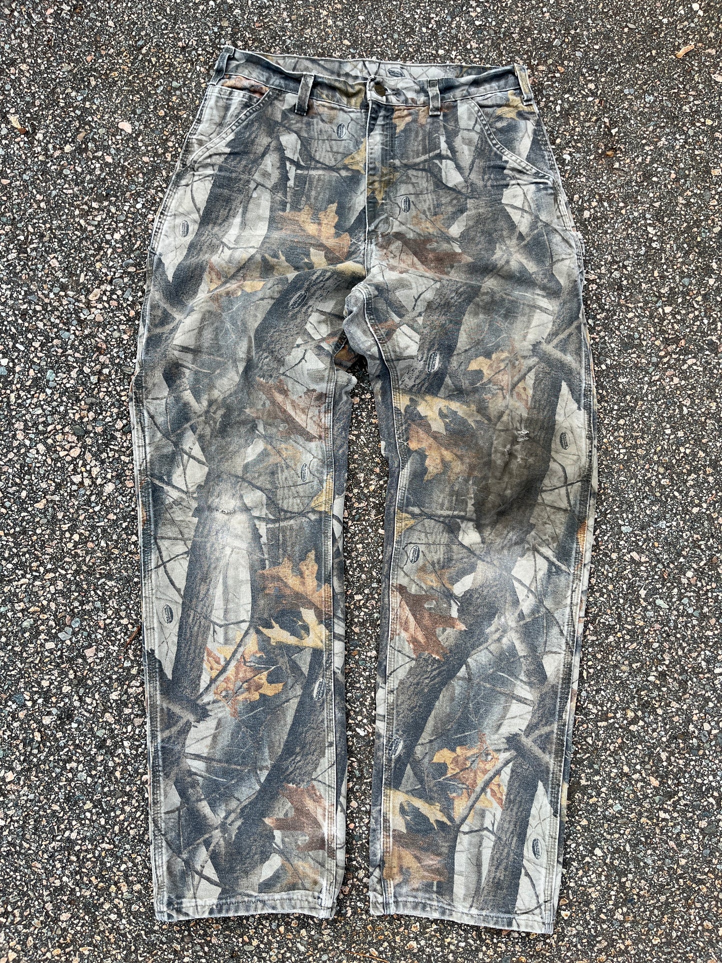 褪色 Realtree Carhartt 木匠裤 - 33 x 33