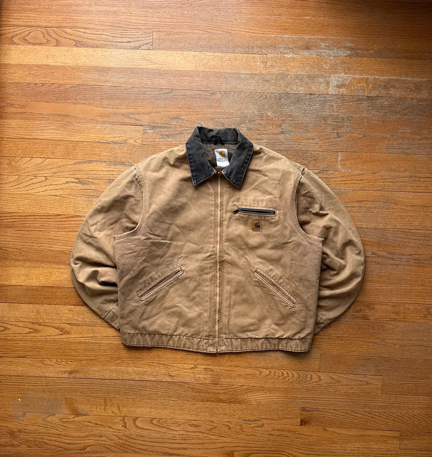 Faded Brown Carhartt Detroit Jacket - Boxy L-XL