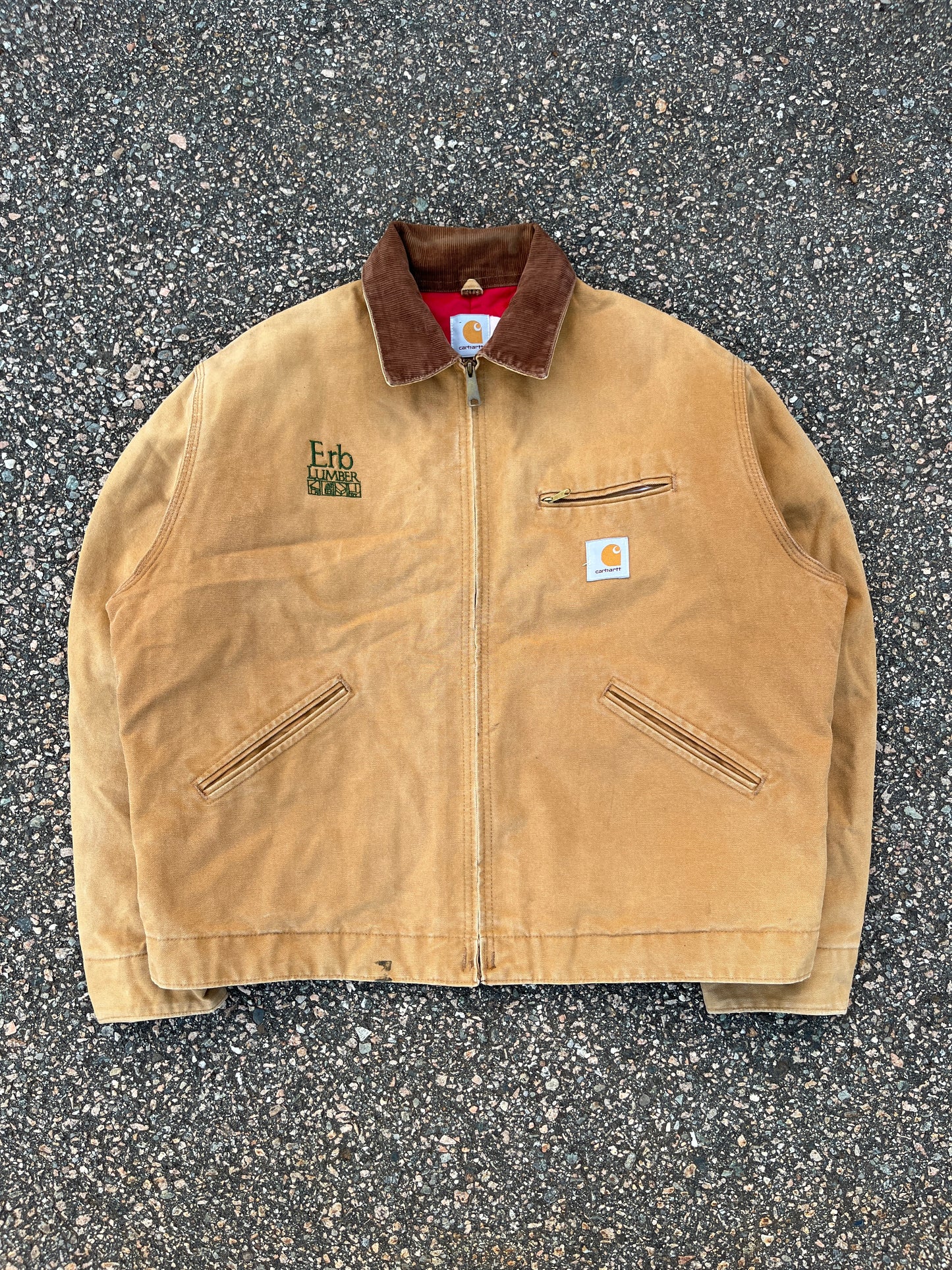 Faded Brown Carhartt Detroit Jacket - Boxy L-XL