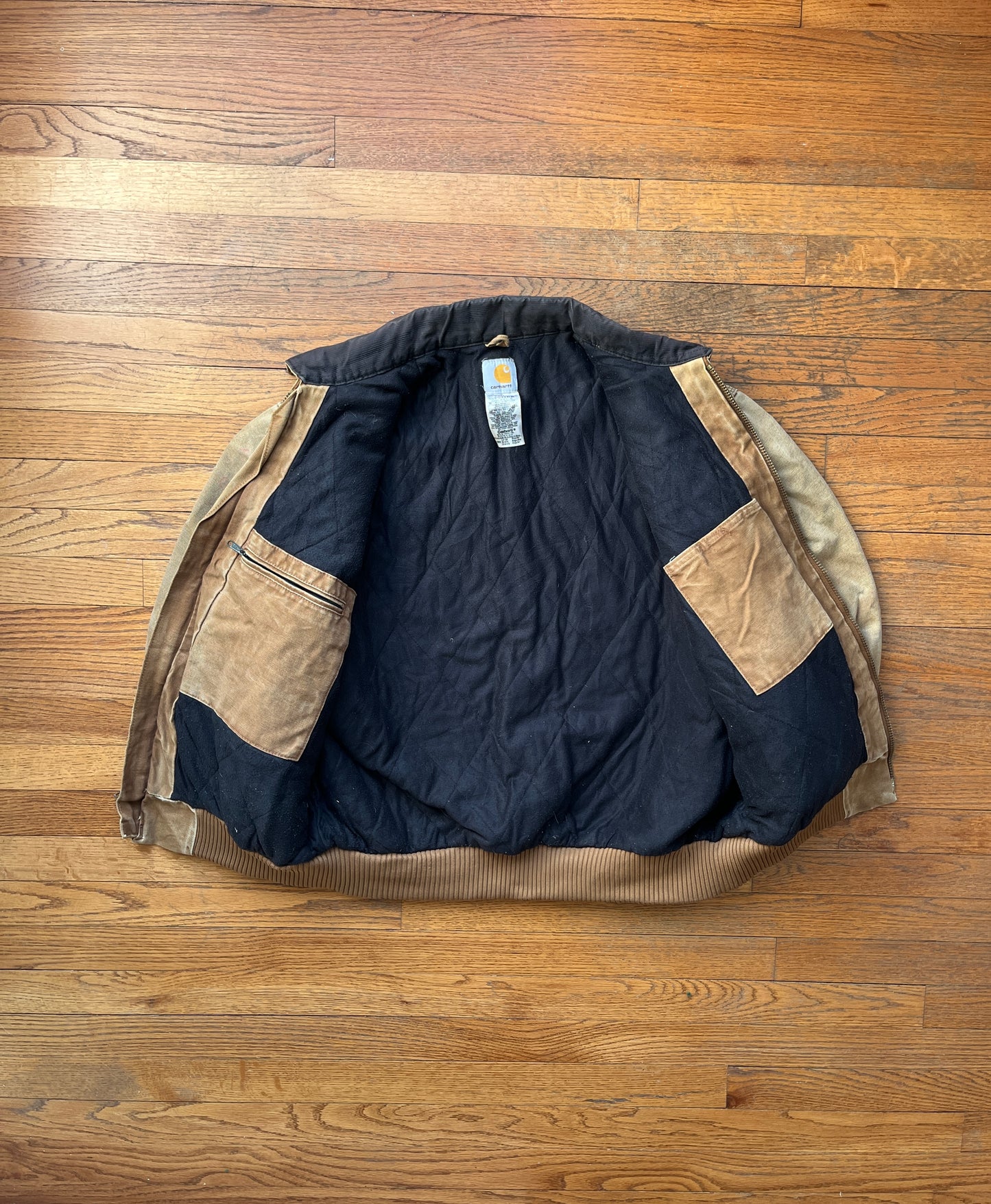 Faded Brown Carhartt Santa Fe Jacket - Large