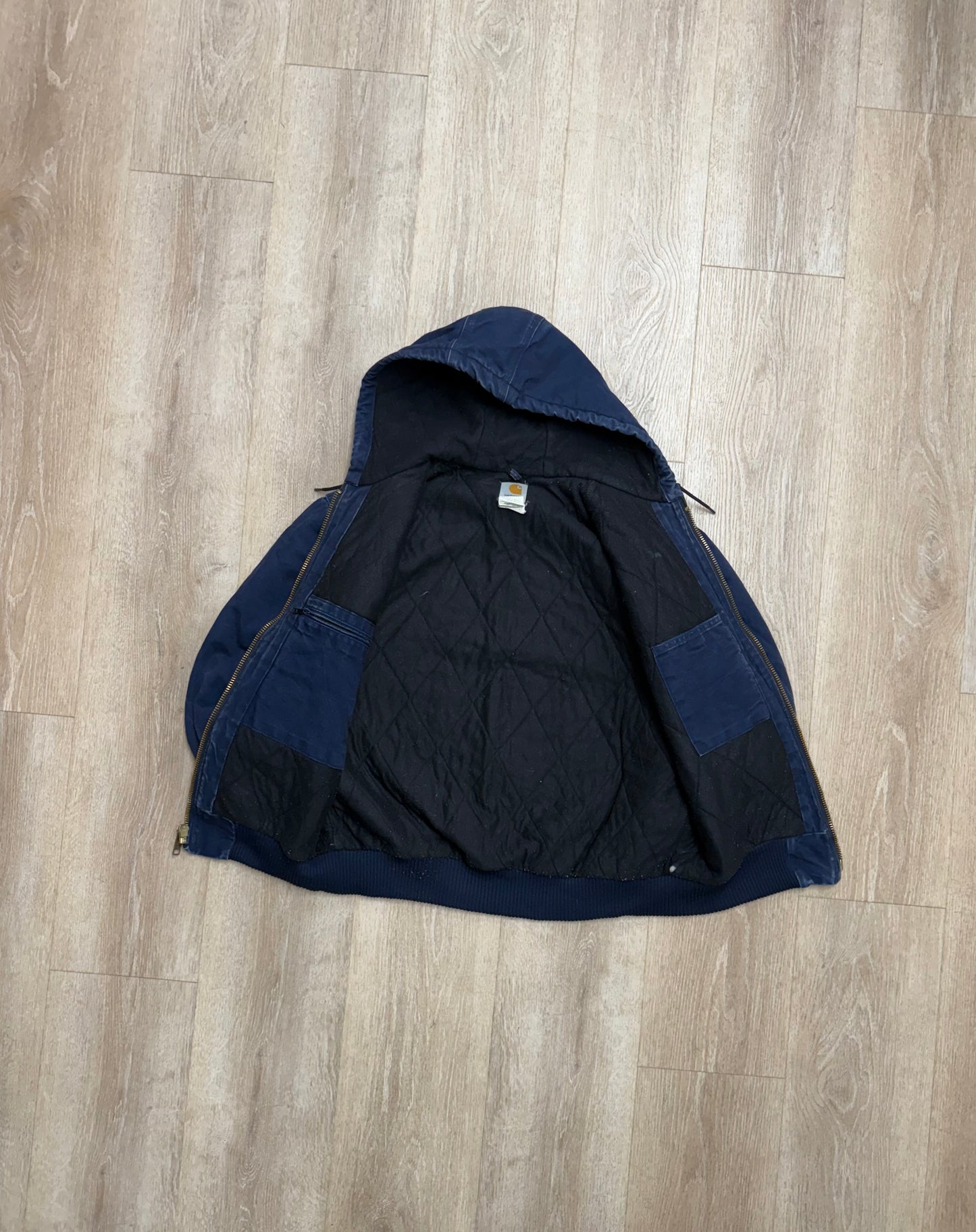 Faded Blue Carhartt Active Jacket - Medium