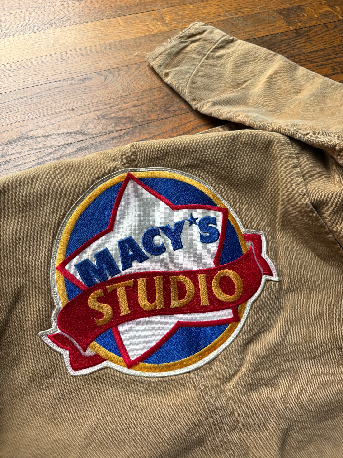 Faded Brown Carhartt “Macy’s Thanksgiving Parade” Staff Chore Jacket - Medium