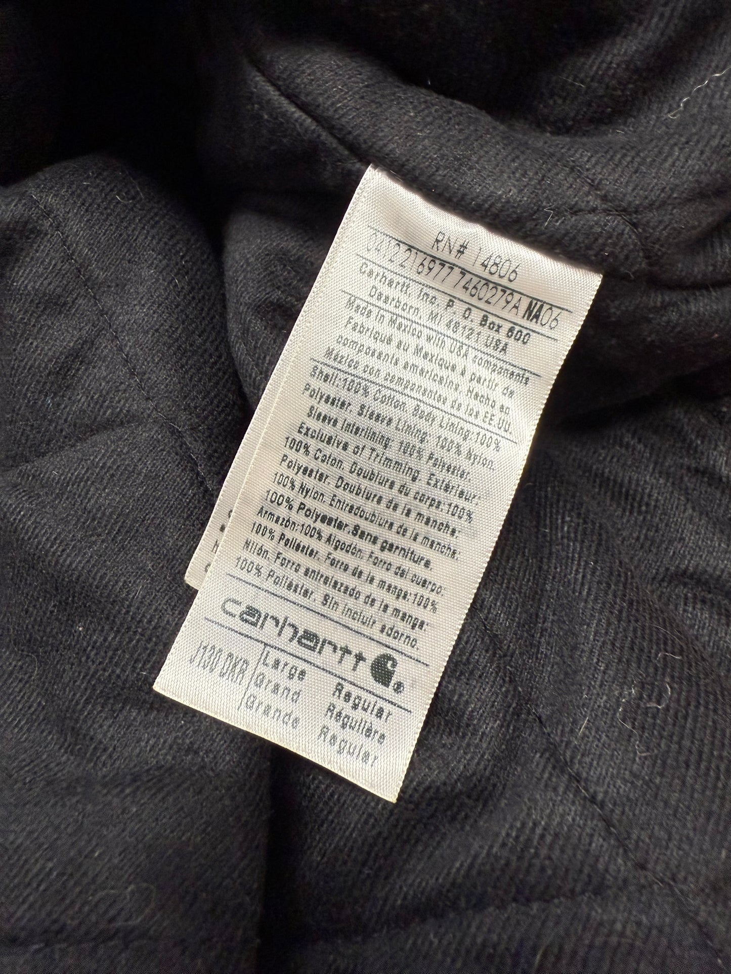 Faded Red Carhartt Active Jacket - Large