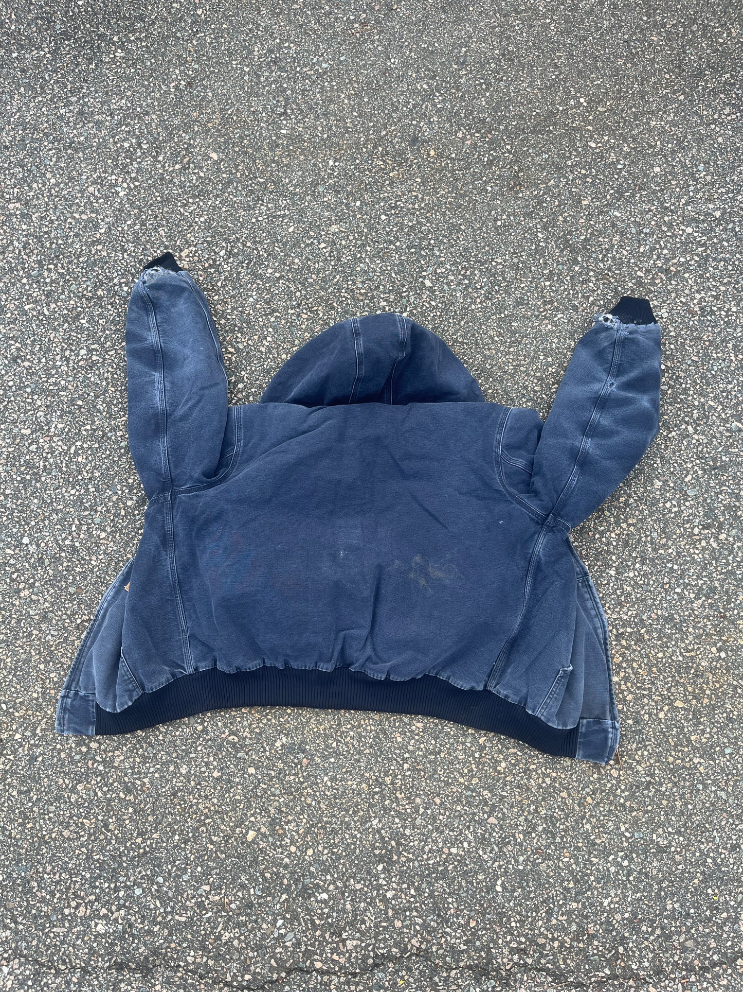 Faded Midnight Blue Carhartt Active Jacket - Boxy Large