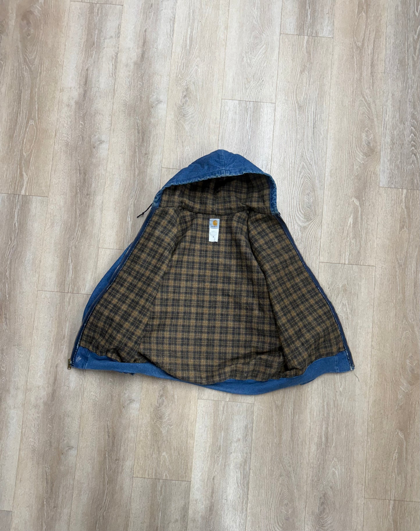 Faded Denim Carhartt Active Jacket - 3XL