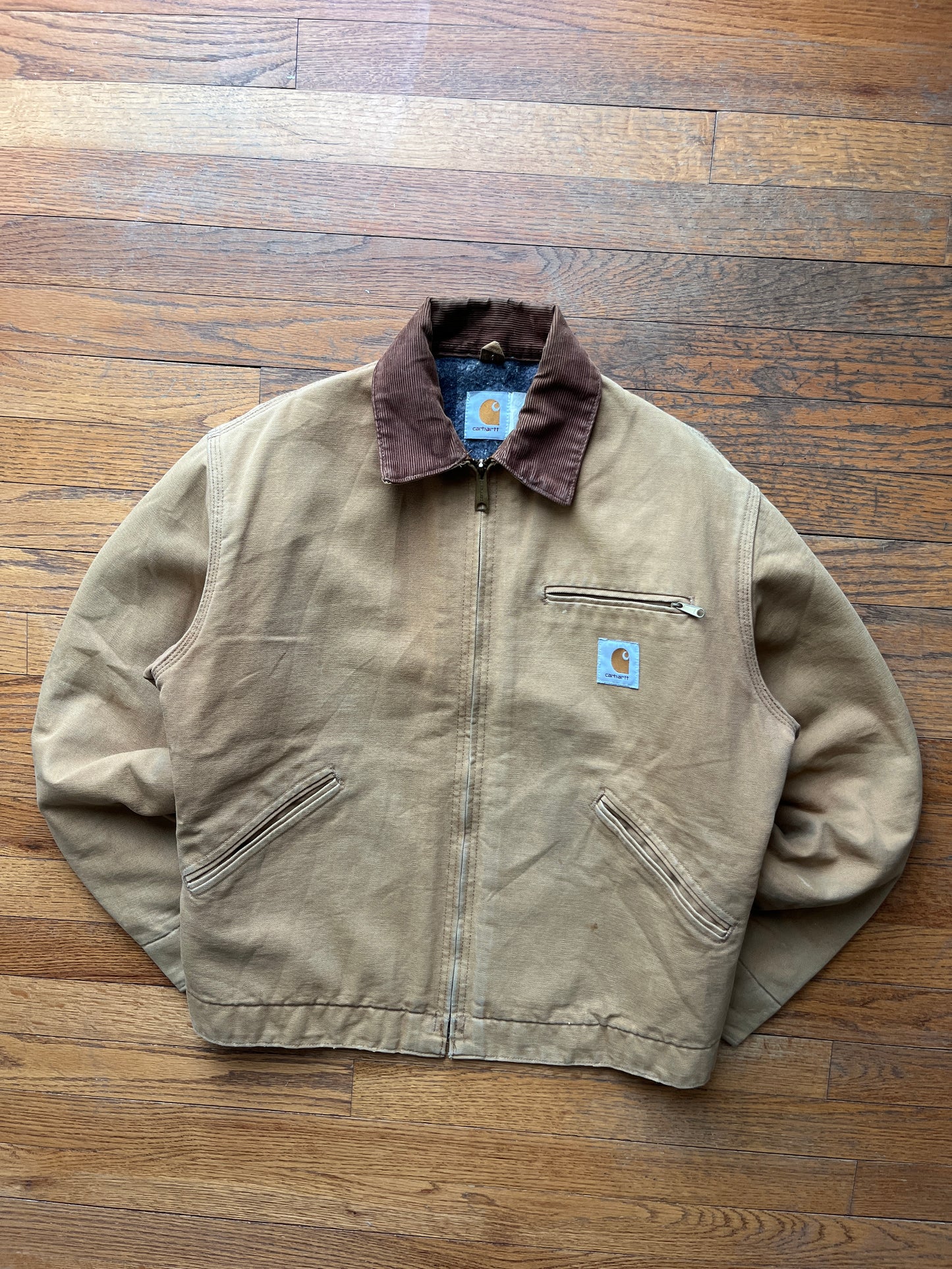 Faded Brown Carhartt Detroit Jacket - Medium