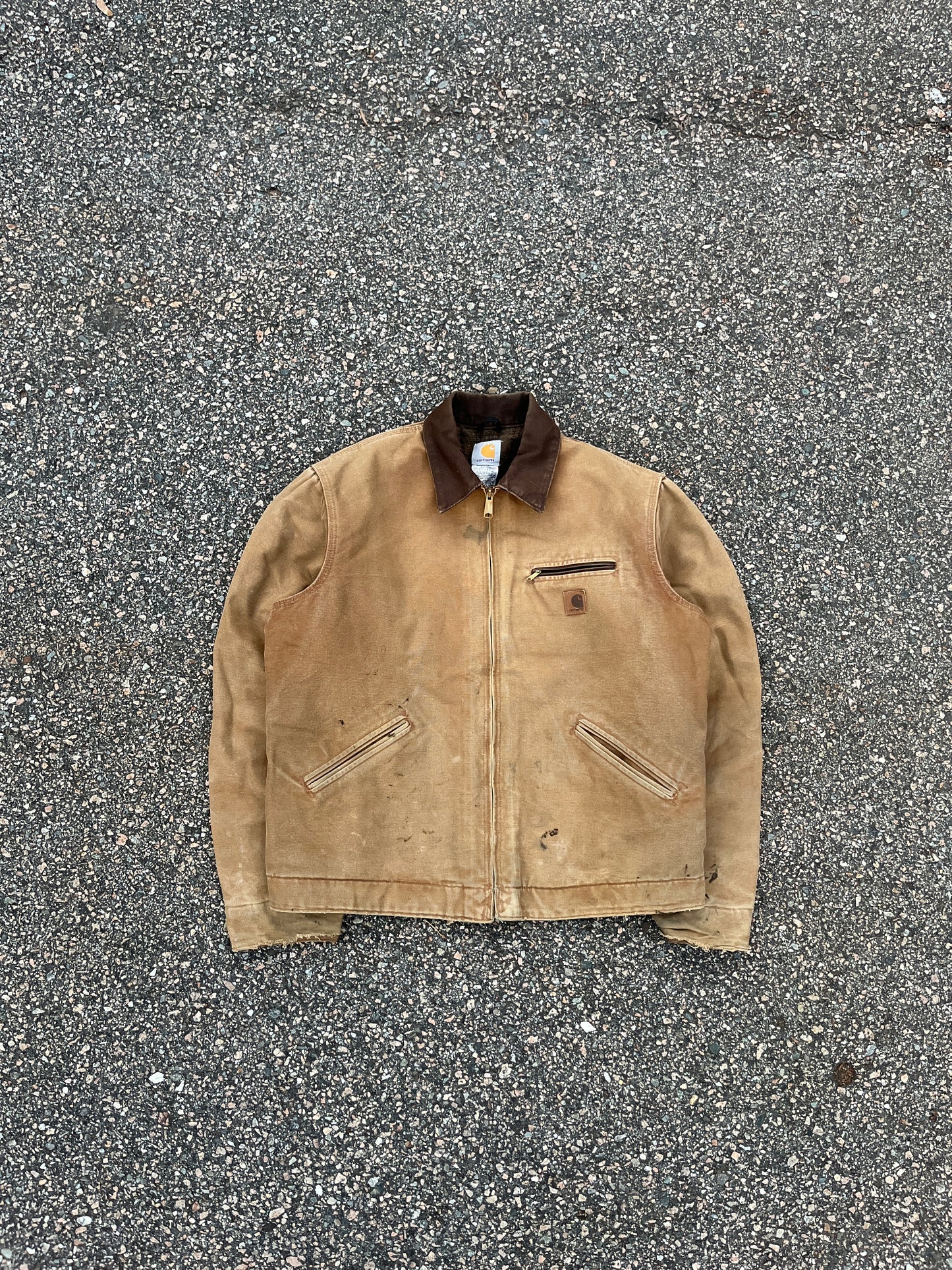 Faded Brown Carhartt Detroit Jacket - Large