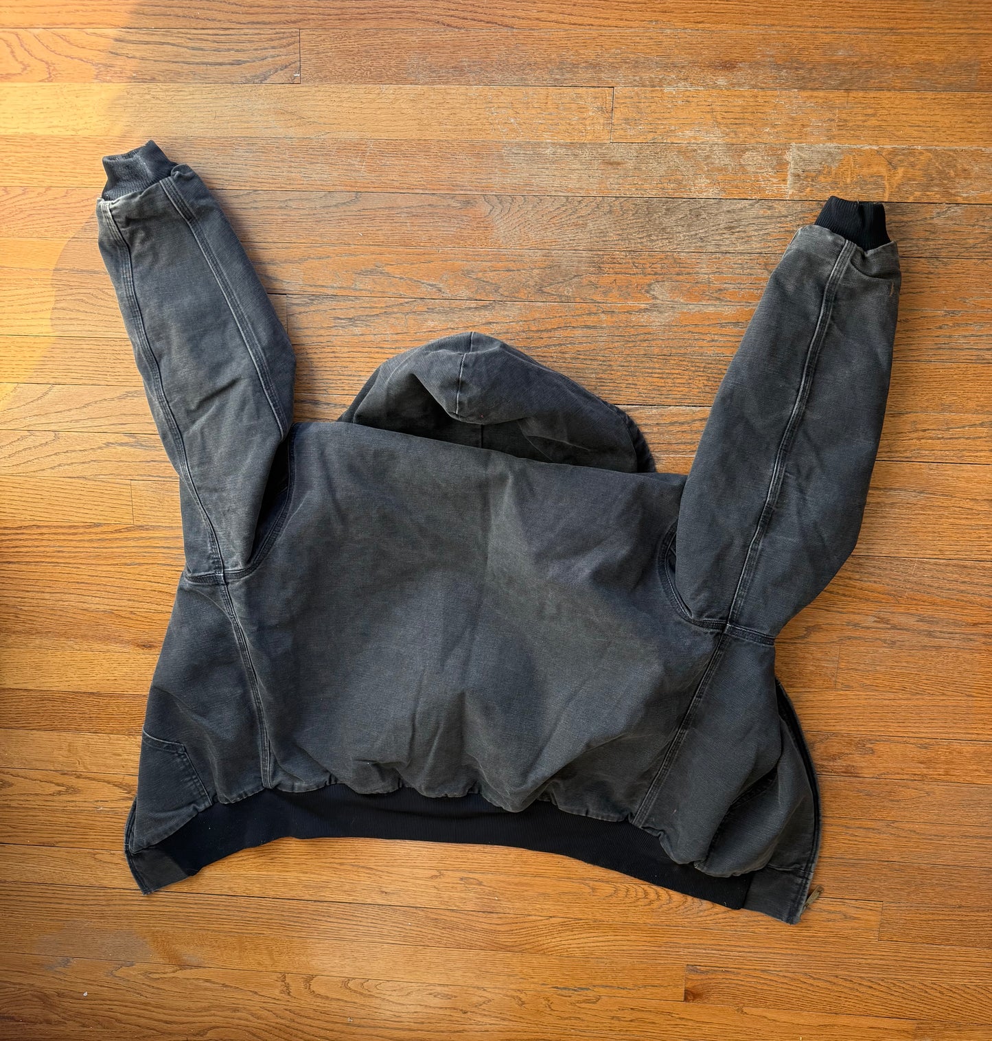 Faded Black Carhartt Active Jacket - Medium