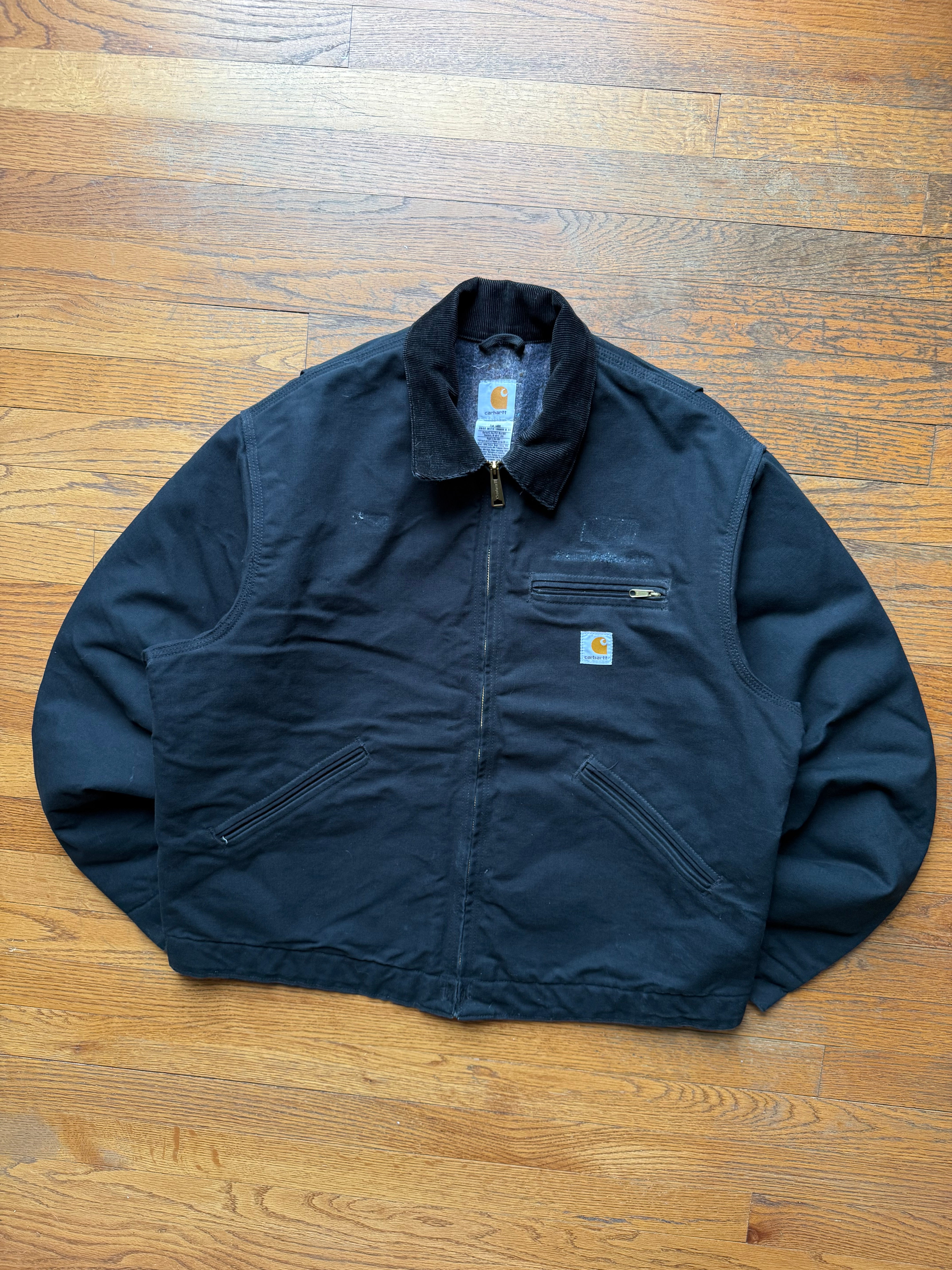 Faded Black Carhartt Detroit Jacket - Large – VTG By Mike