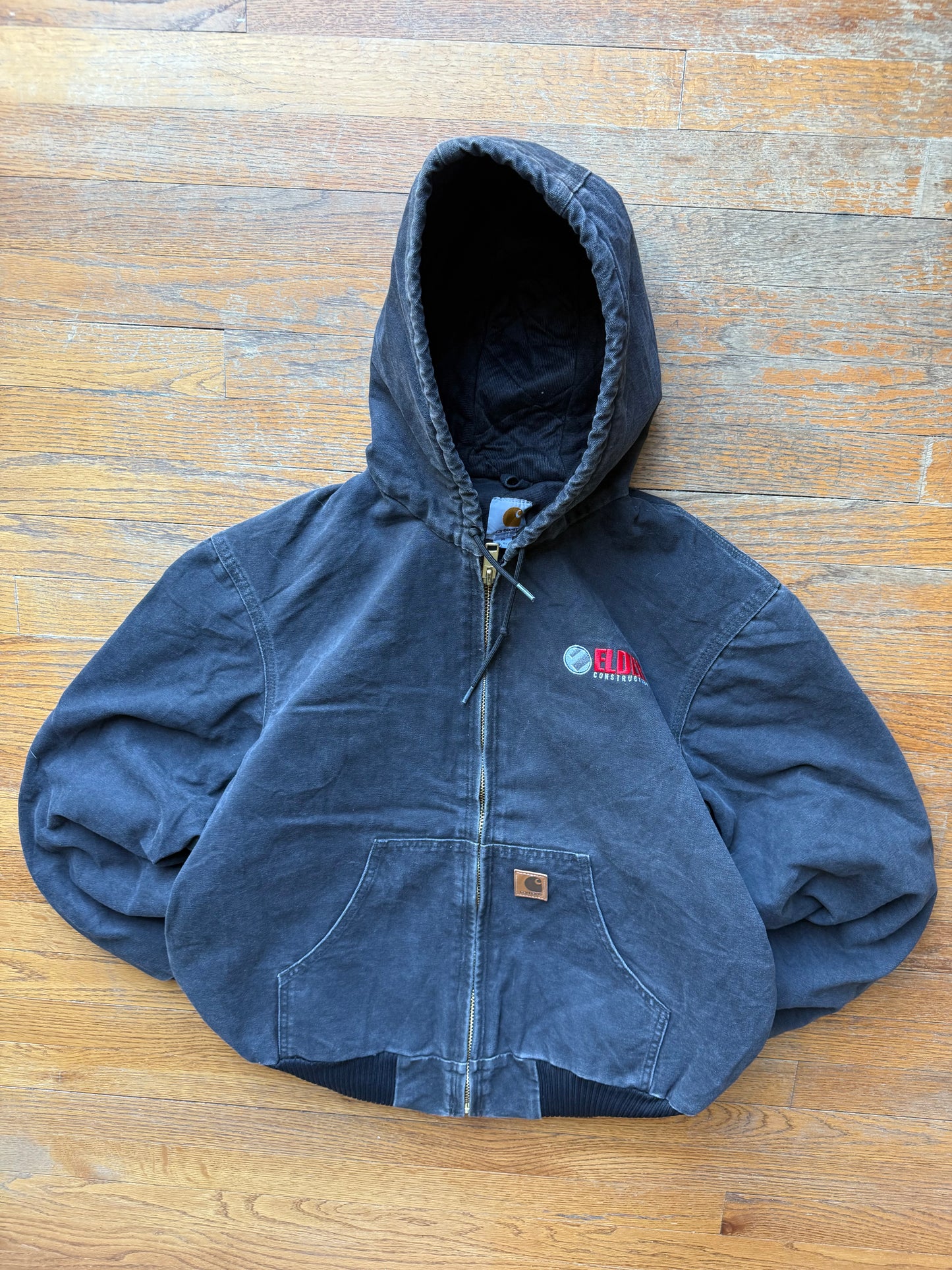 Faded Black Carhartt Active Jacket - Medium