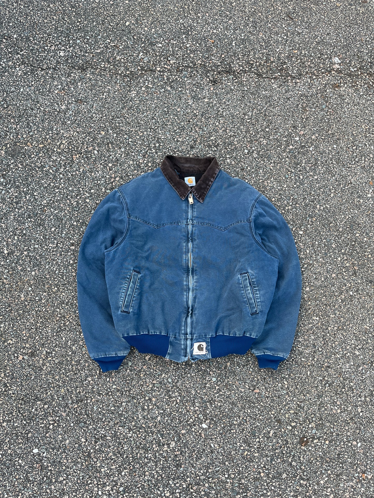 Faded Blu Carhartt Santa Fe Jacket - Boxy Large