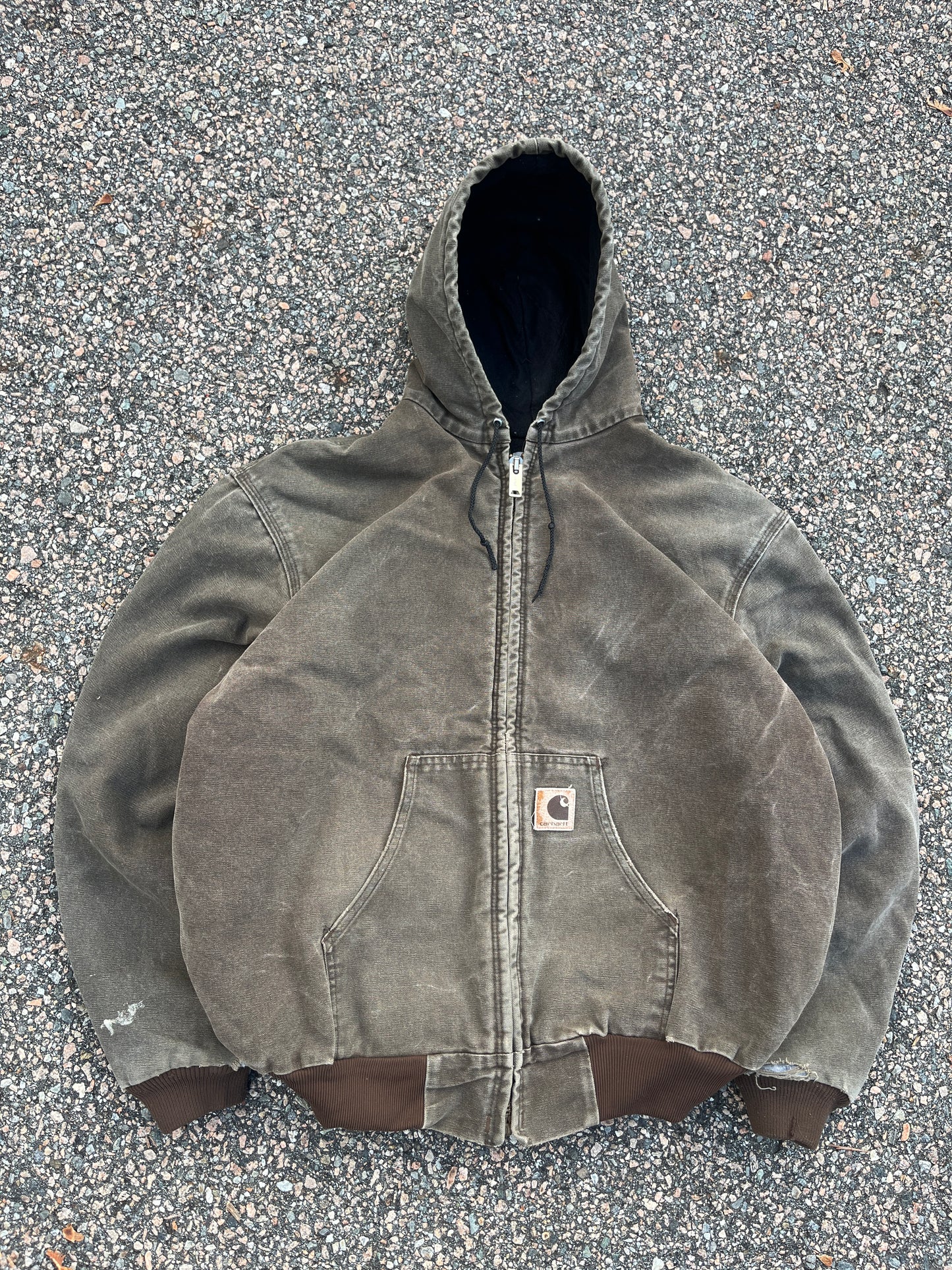 Faded Chestnut Brown Carhartt Active Jacket - XL