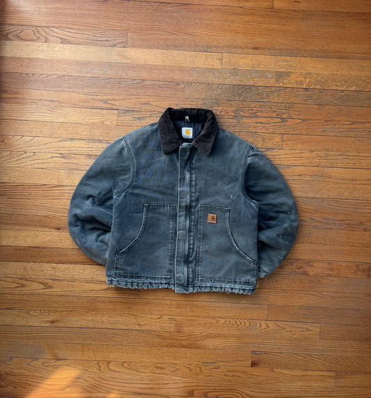 褪色黑色 Carhartt 北极夹克 - 中号