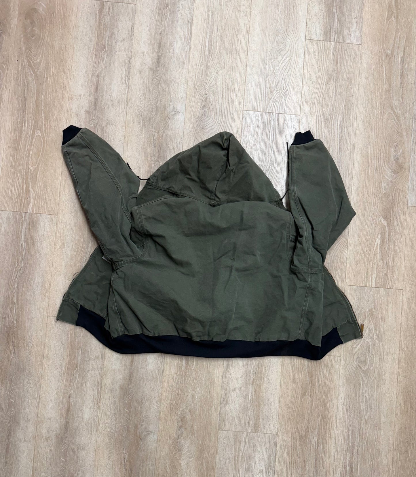 Faded Olive Green Carhartt Active Jacket - Boxy 2XL