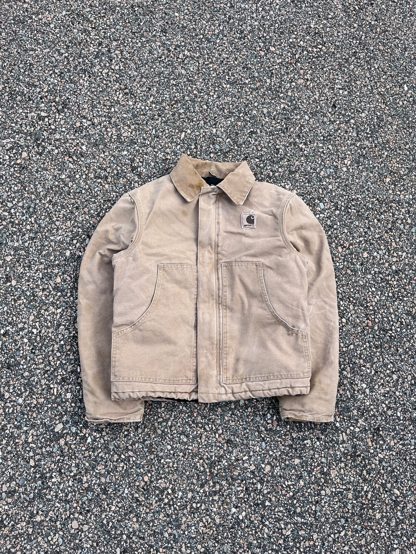 Faded Beige Carhartt Arctic Jacket - Small