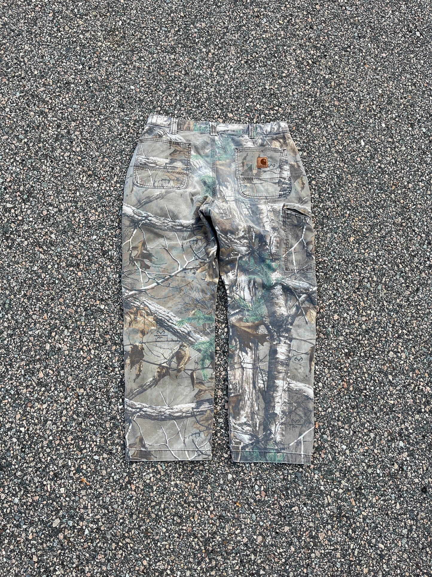 褪色 Realtree Carhartt 木匠裤 - 34 x 28