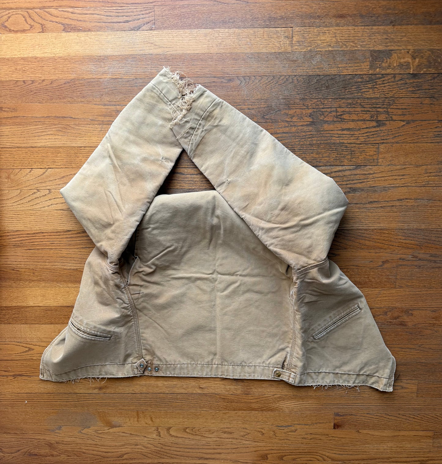 Faded Brown Carhartt Detroit Jacket - Medium Tall