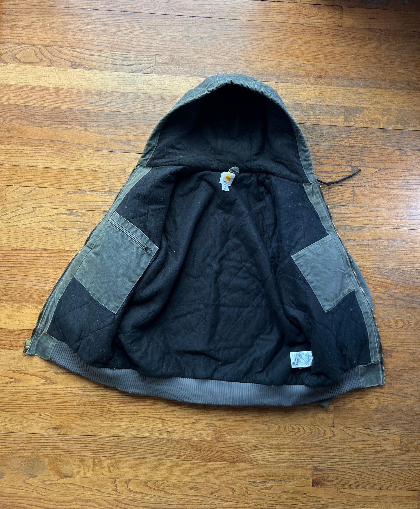 褪色砾石灰色 Carhartt Active 夹克 - 中号