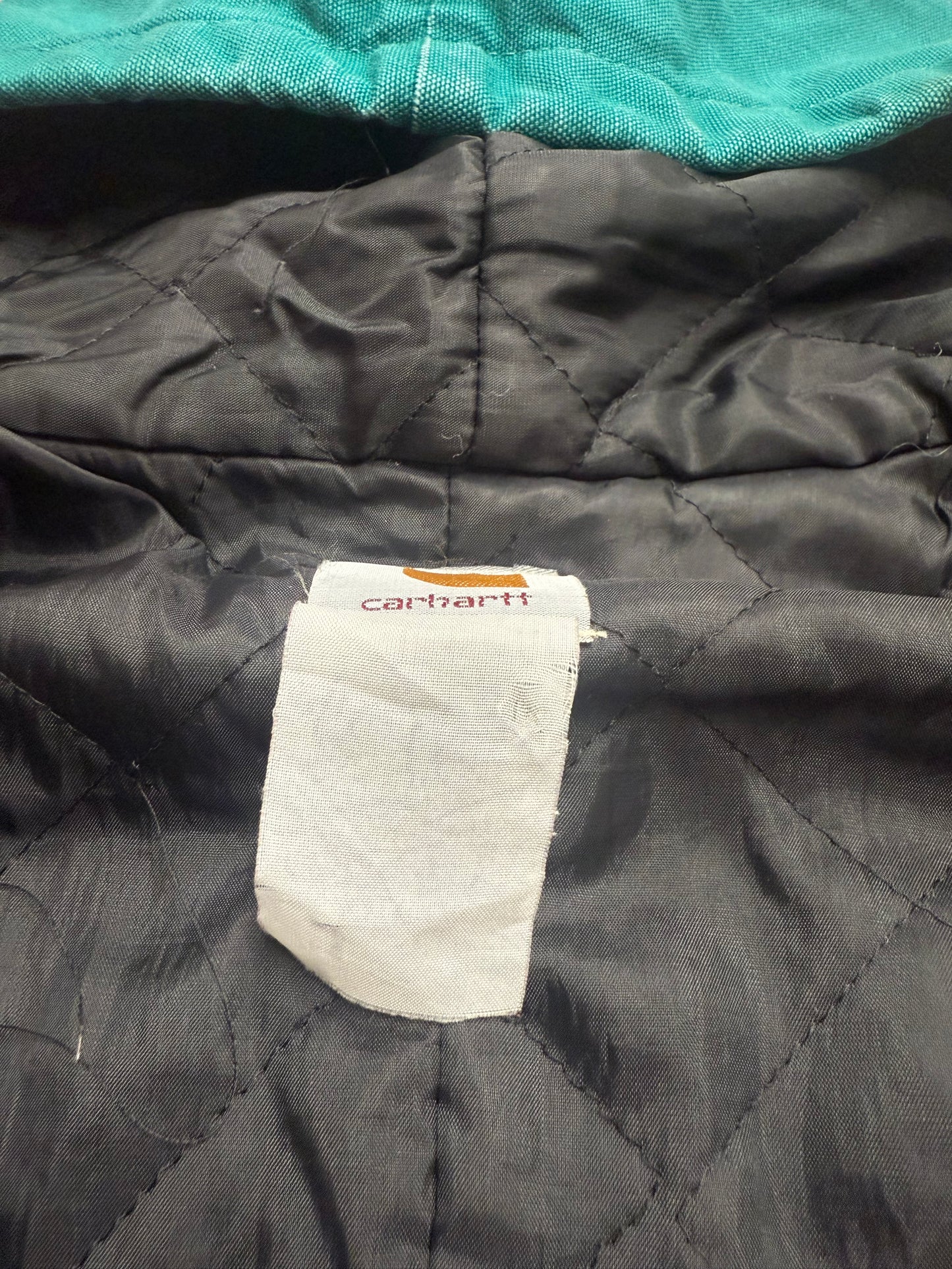 Faded Aqua Southwest Aztec Carhartt Active Jacket - Large