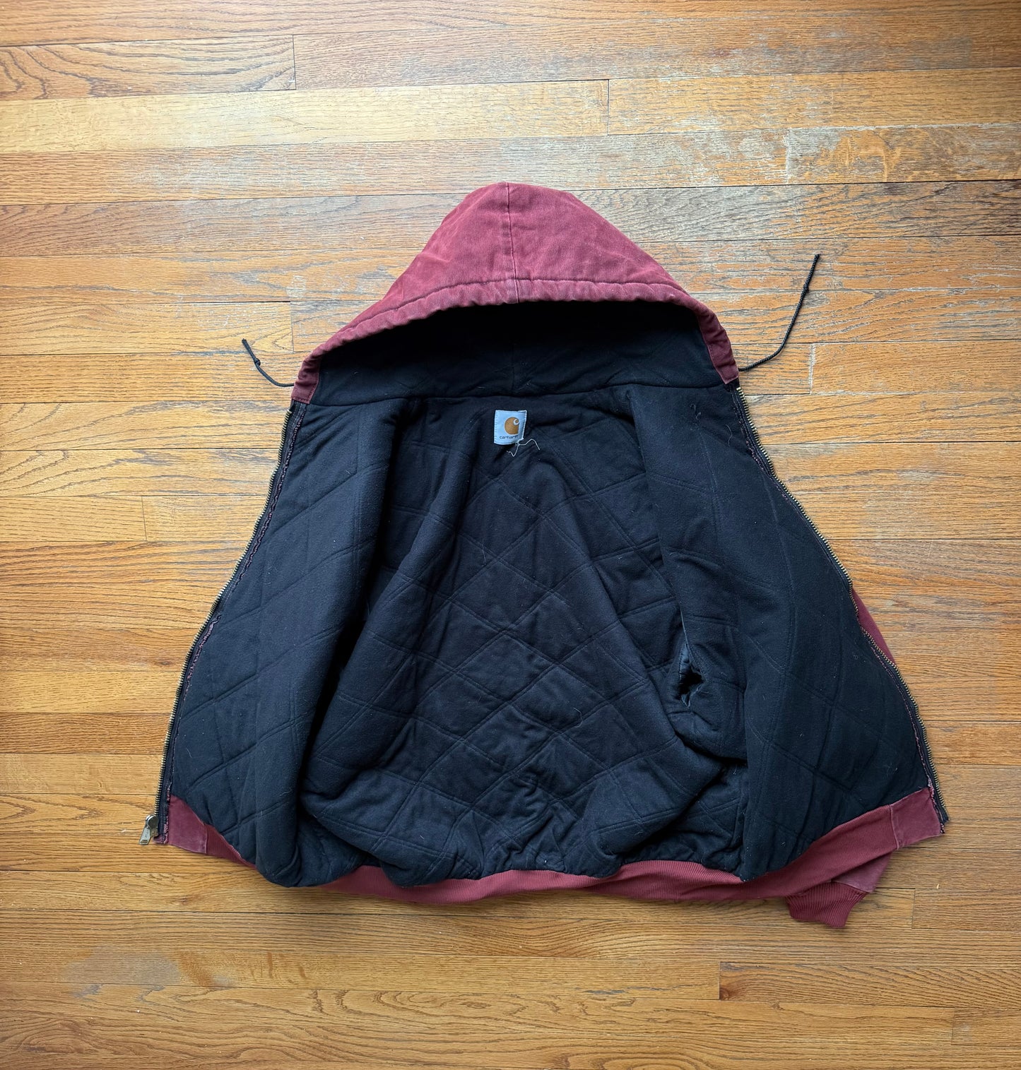 Faded Crimson Red Carhartt Active Jacket - Boxy XL