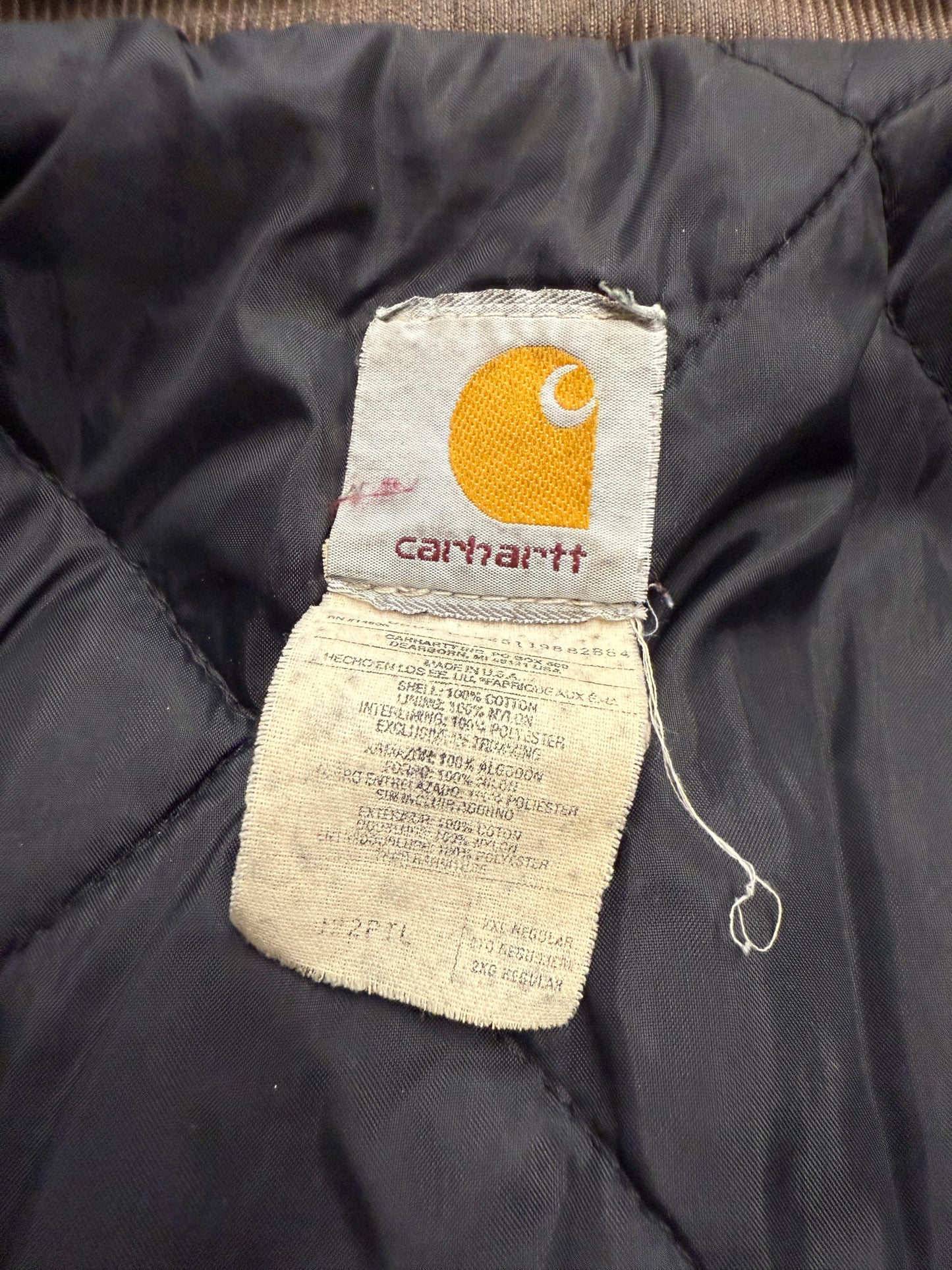 Faded Petrol Blue Carhartt Arctic Jacket - 2XL