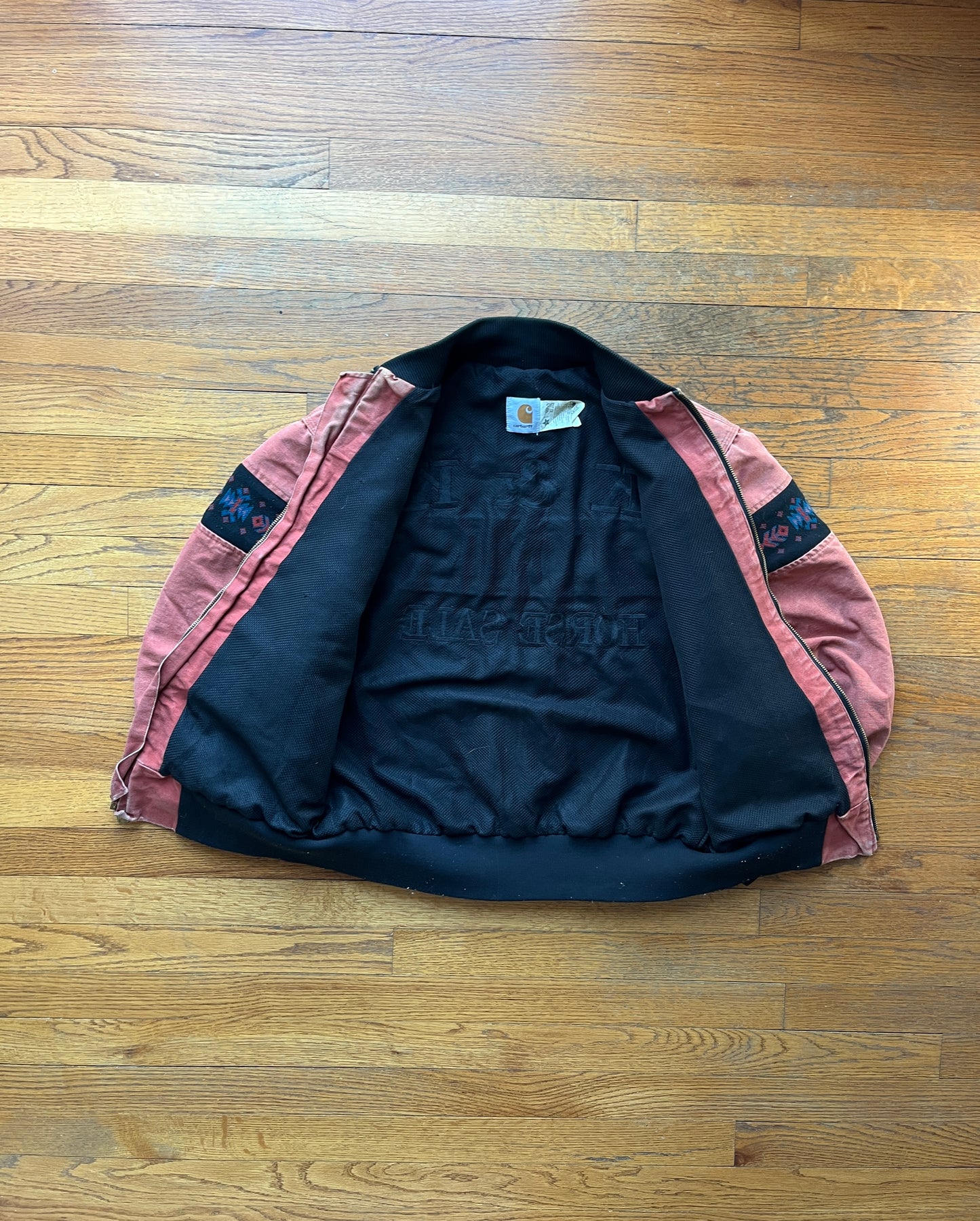 褪色粘土西南阿兹特克 Carhartt Santa Fe 夹克 - 中号