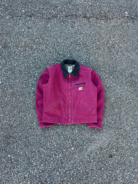 Faded Raspberry Carhartt Detroit Jacket - Small