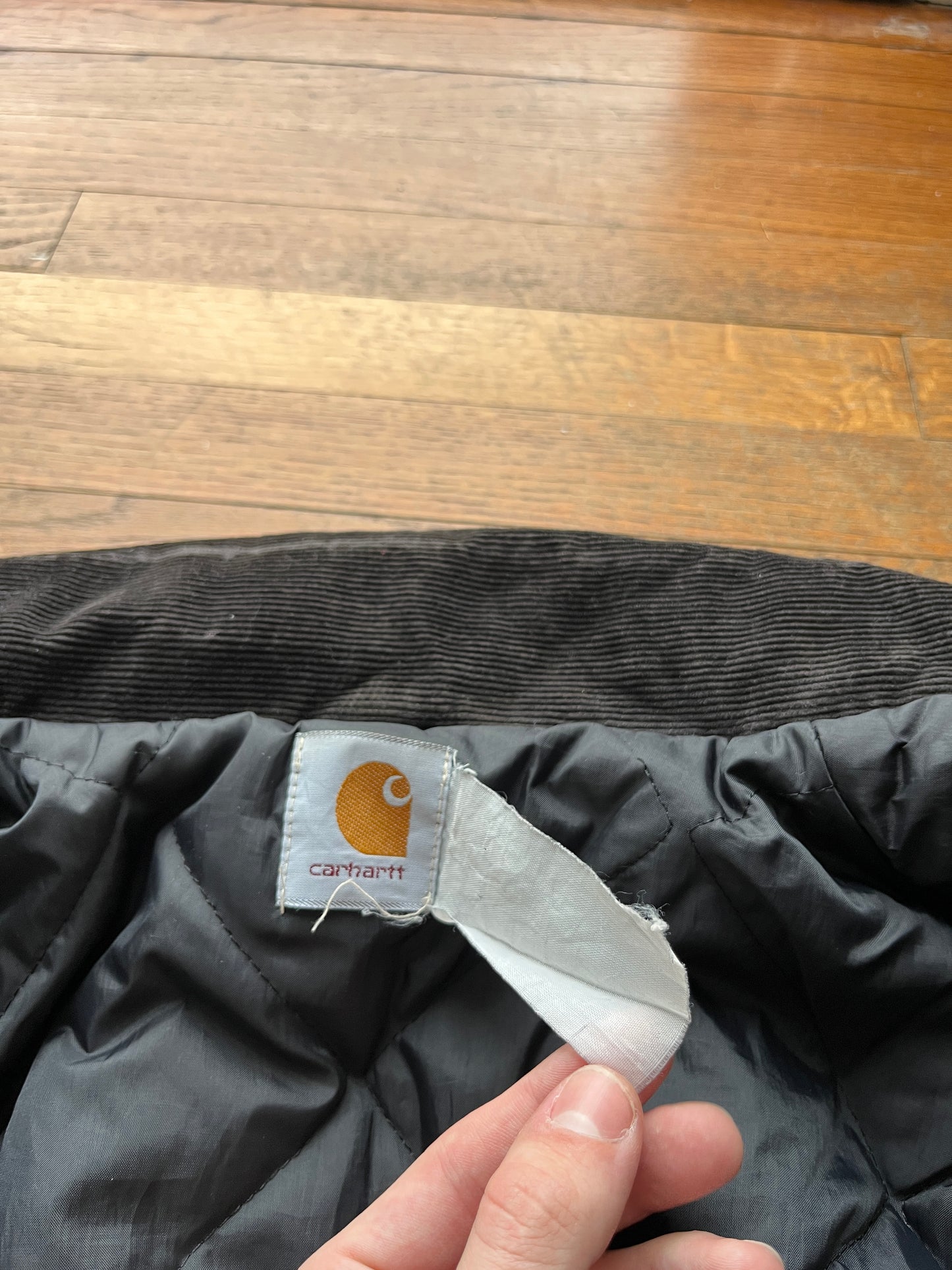 Faded Black Carhartt Arctic Jacket - Large