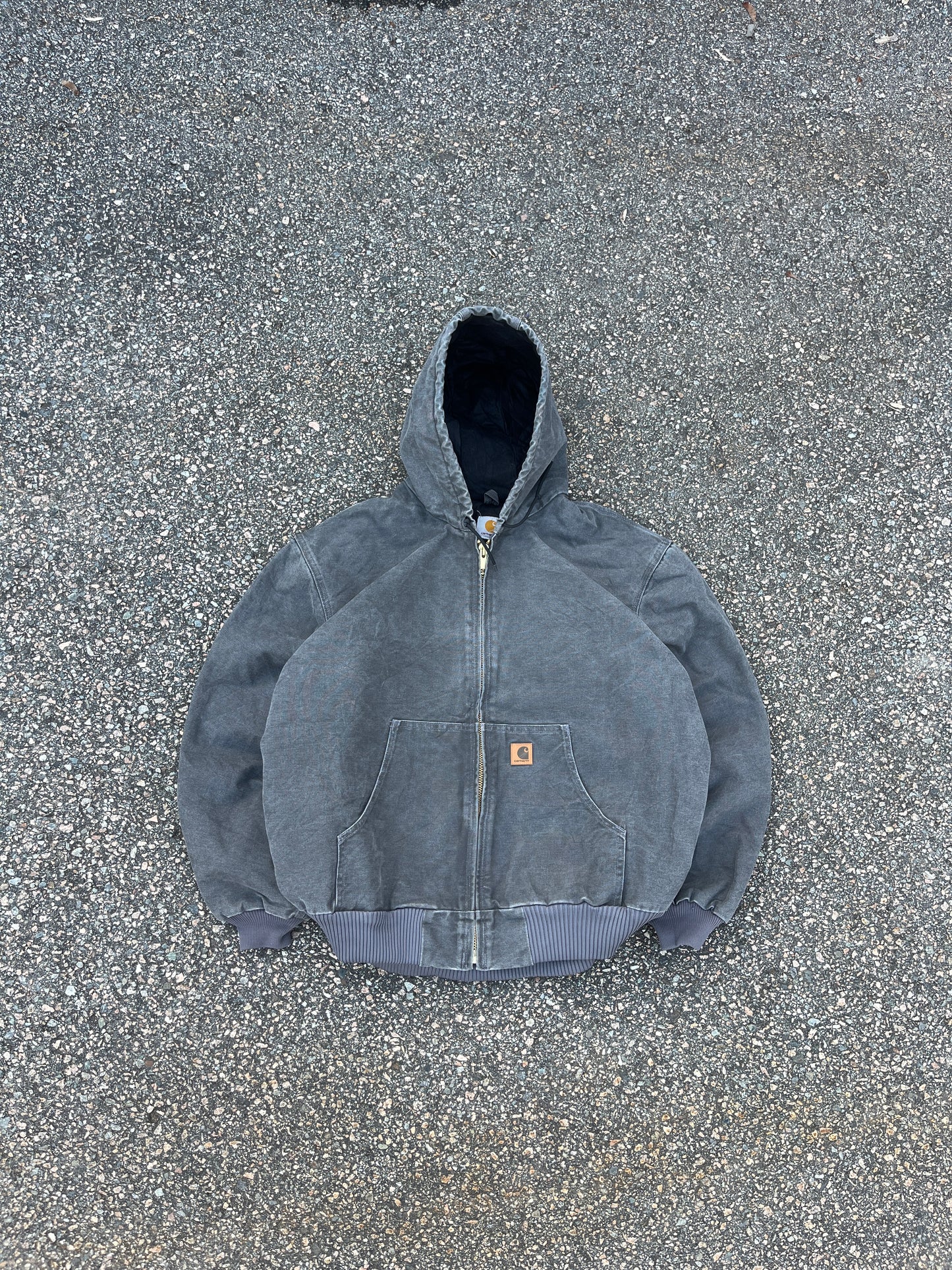 褪色灰灰色 Carhartt 运动夹克 - 2XL