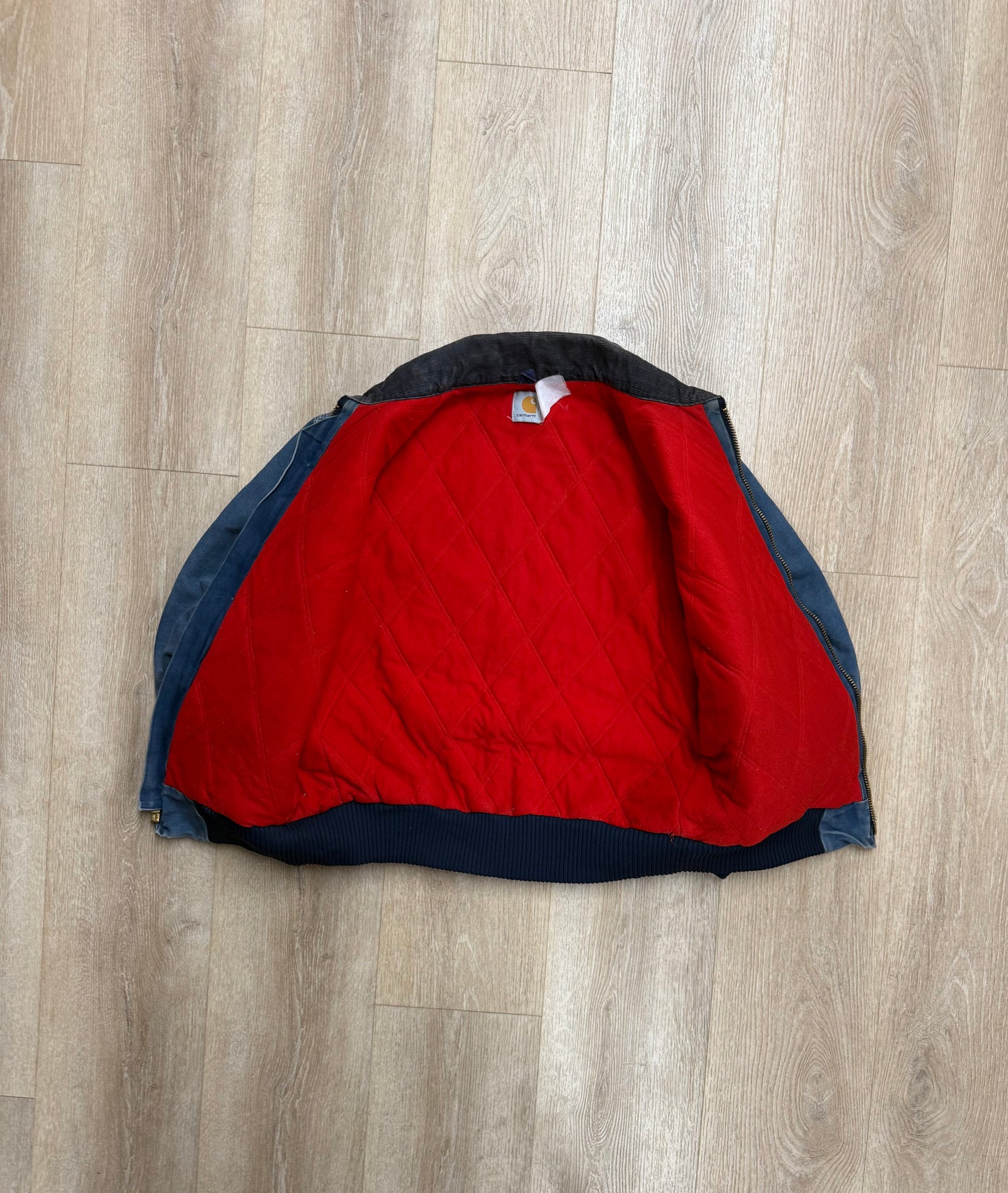Faded Navy Blue Carhartt Santa Fe Jacket - Fits M-L
