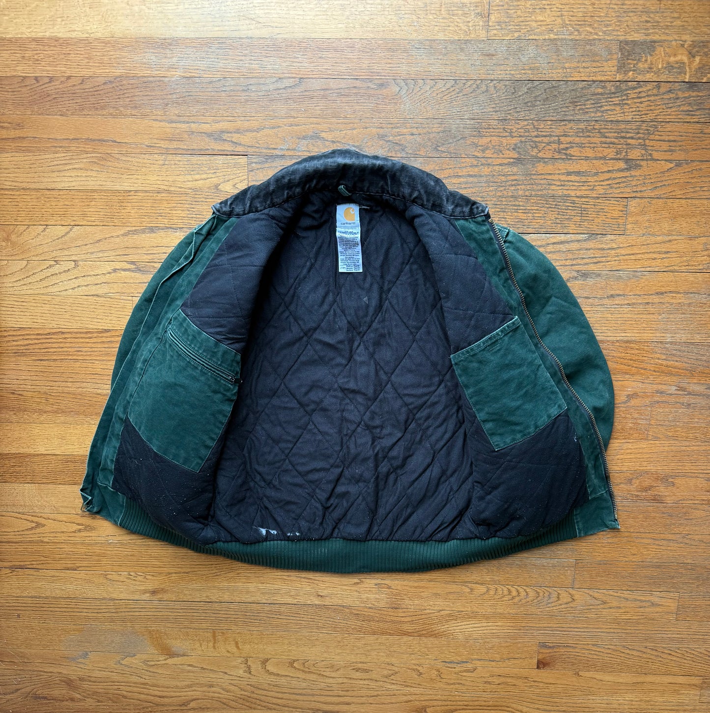 Faded Spruce Green Carhartt Santa Fe Jacket - Medium