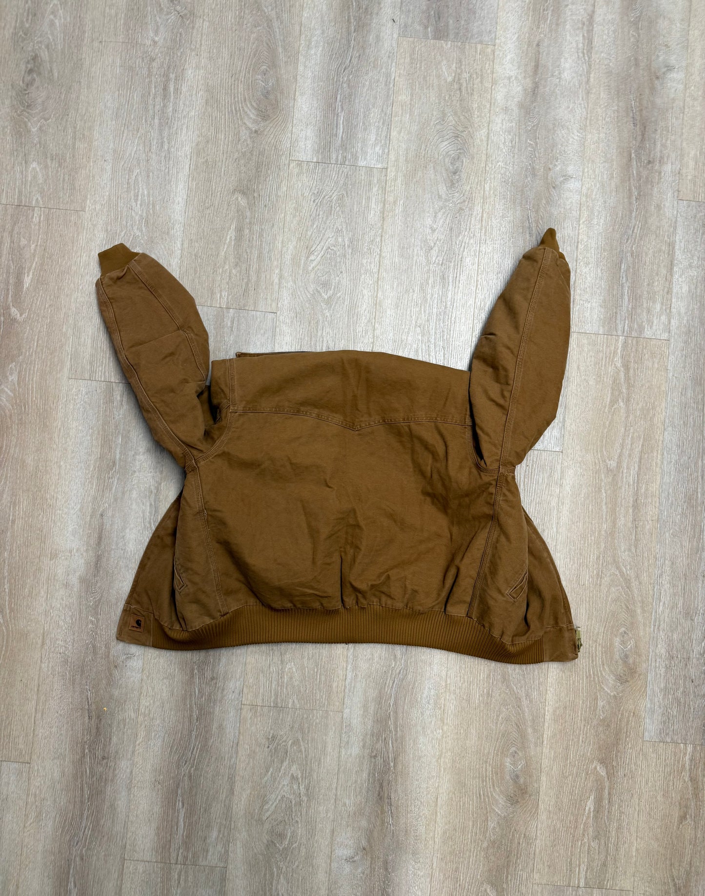 Faded Brown Carhartt Santa Fe Jacket - Large