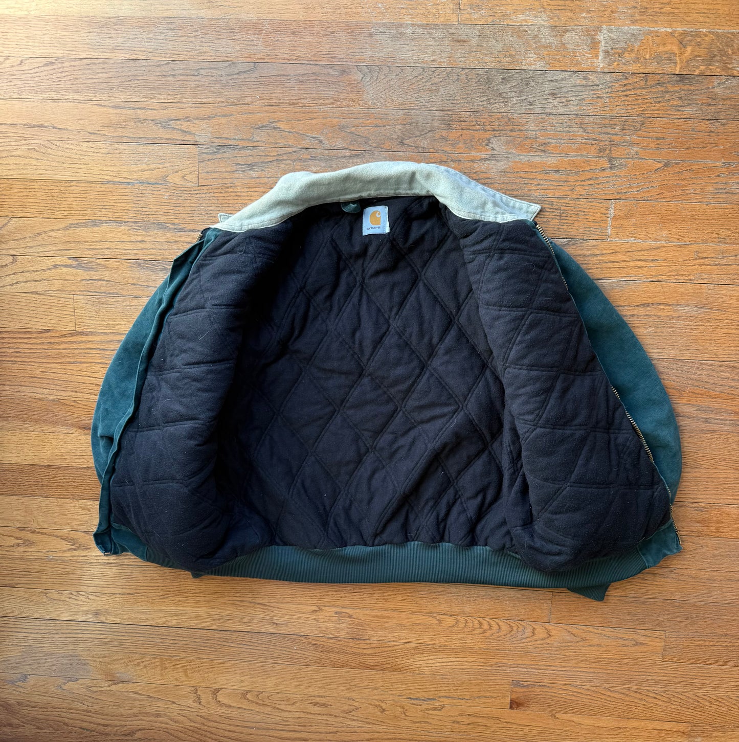 Faded Hunter Green Carhartt Santa Fe Jacket - Fits M-L