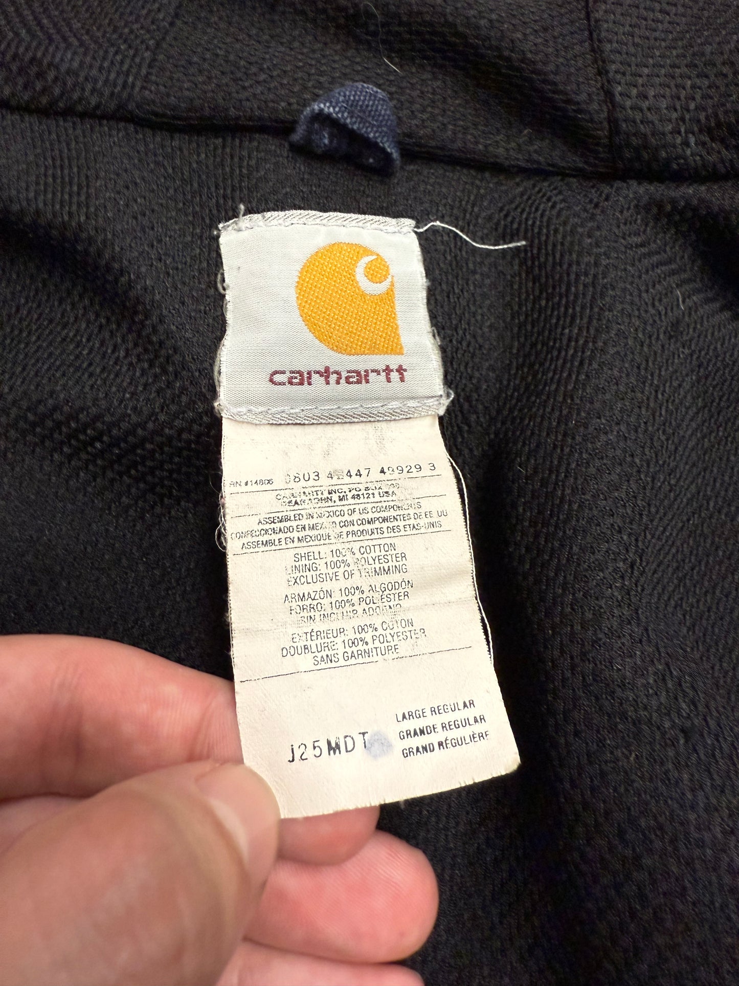 Faded Midnight Blue Carhartt Active Jacket - Medium