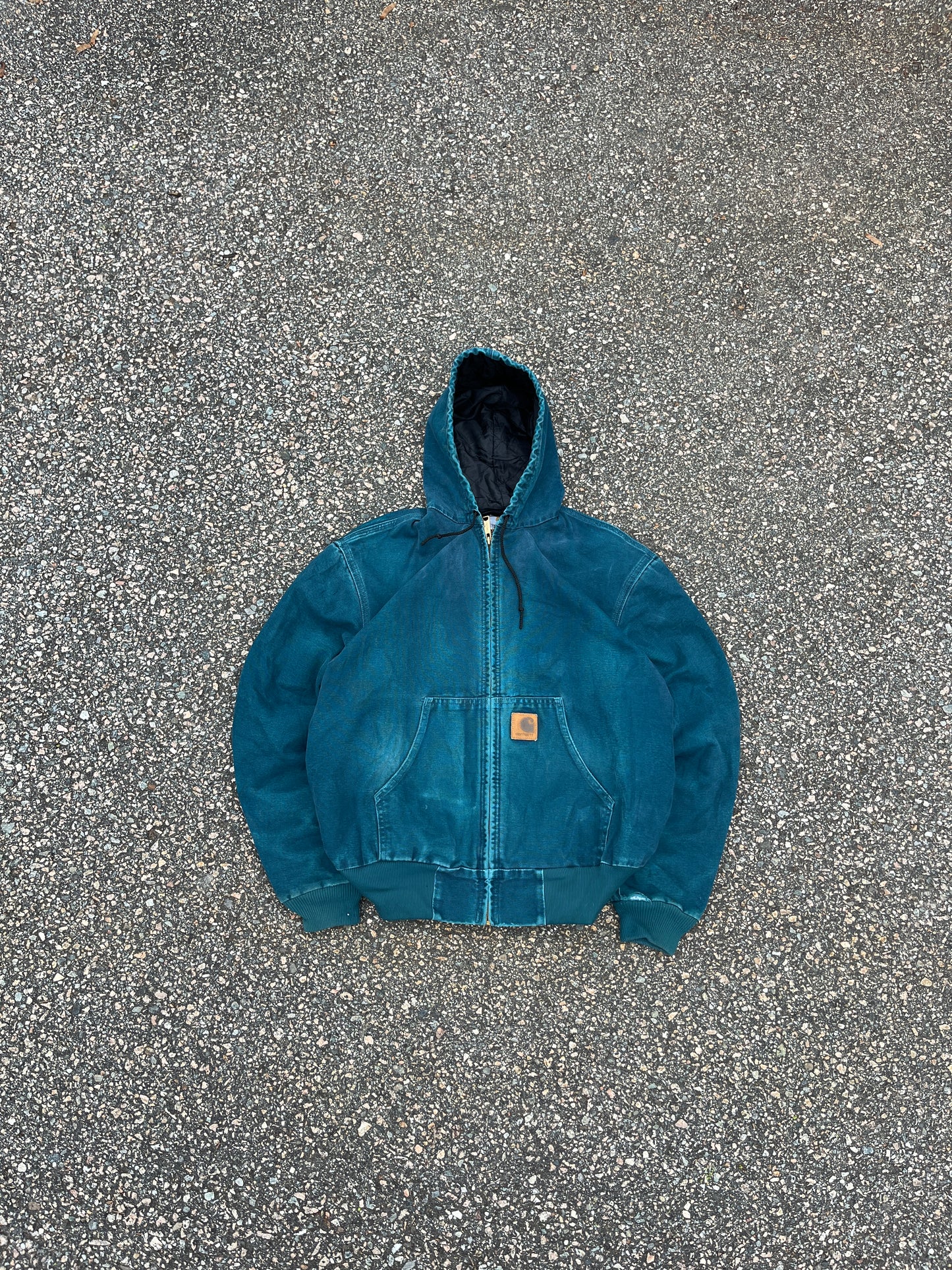 Faded Aqua Blue Carhartt Active Jacket - Medium