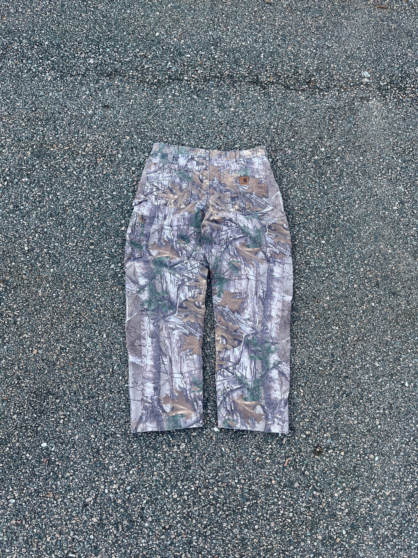 Faded Realtree Carhartt Carpenter Pants - 34 x 29.5