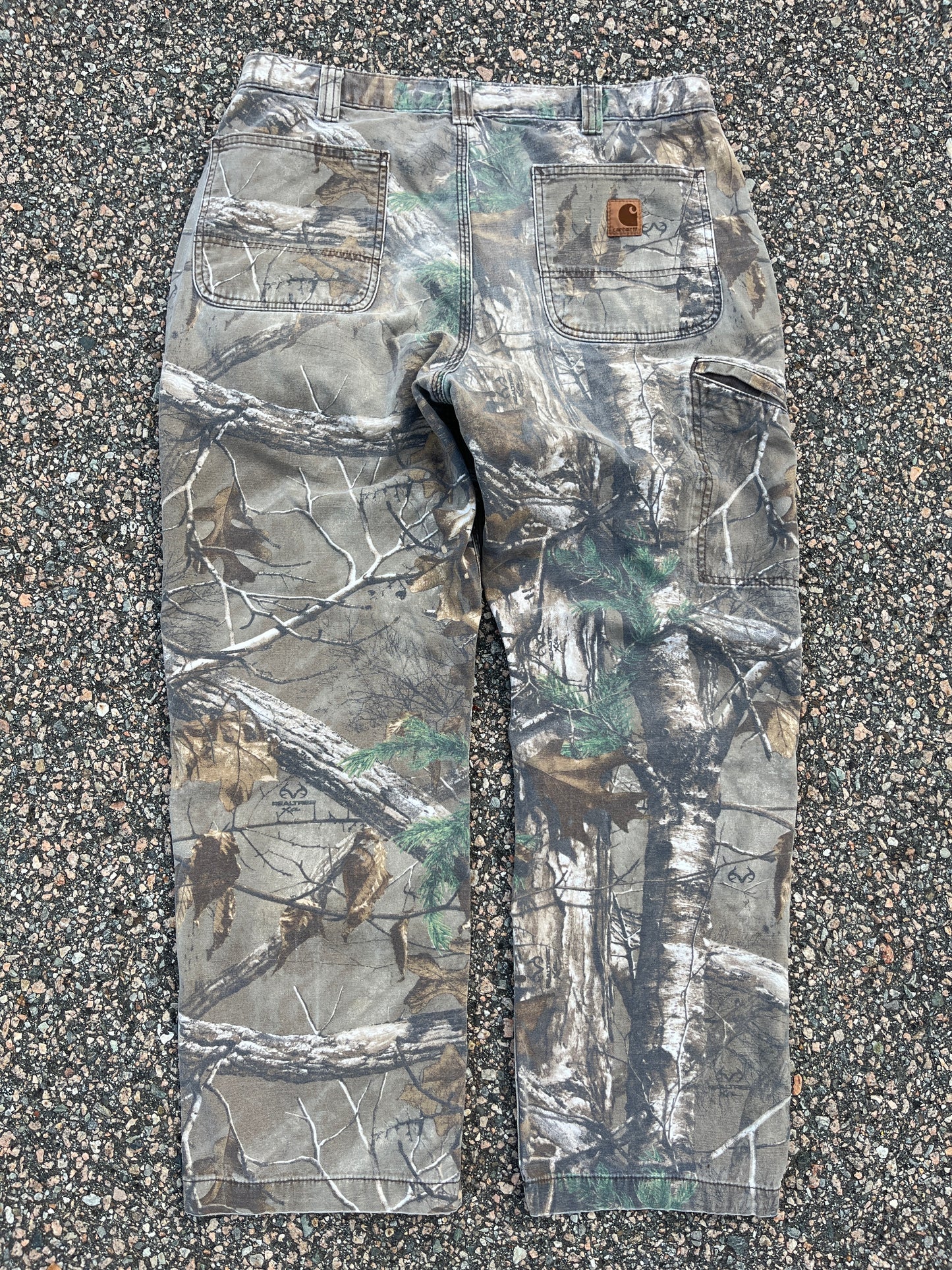 褪色 Realtree Carhartt 木匠裤 - 34 x 28