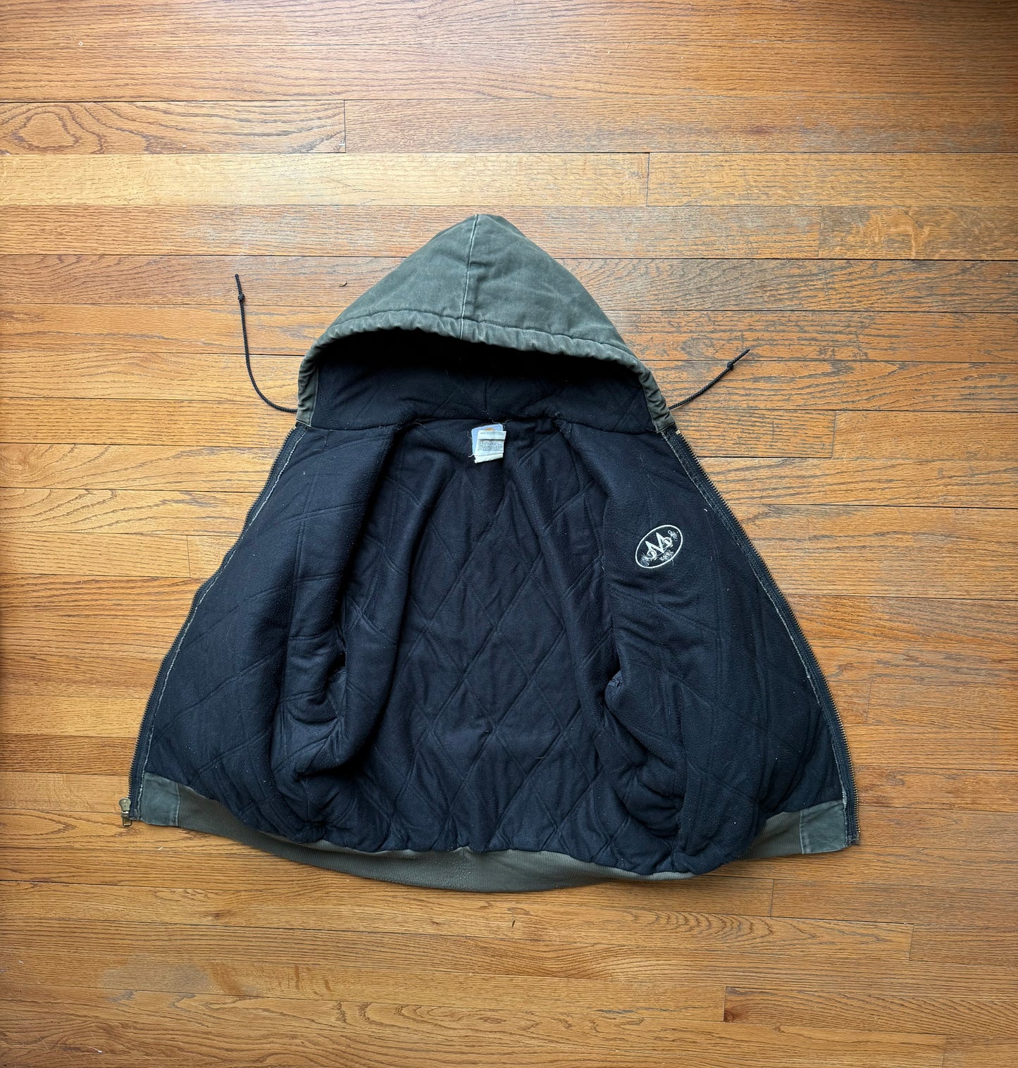 Faded Olive Green Carhartt Active Jacket - Large