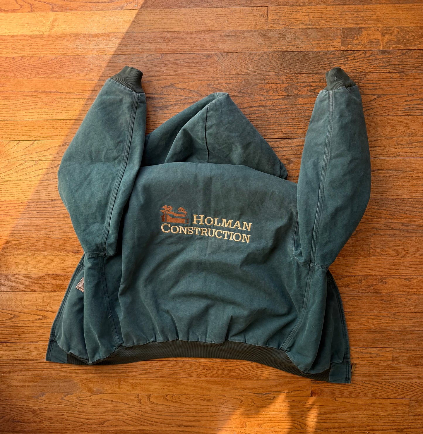 Faded Hunter Green Carhartt Active Jacket - Boxy Large