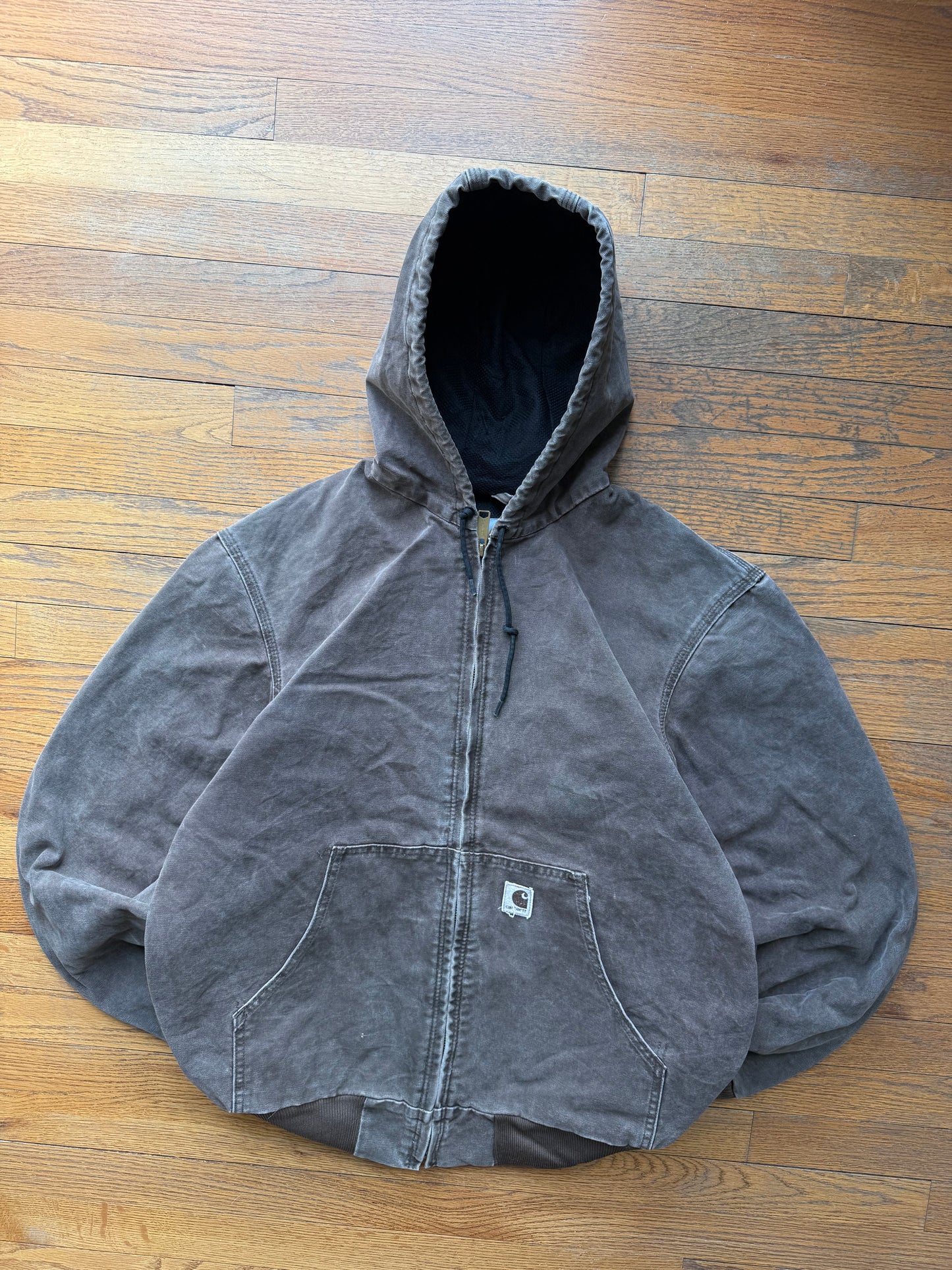 Faded Chestnut Brown Carhartt Active Jacket - Large Tall