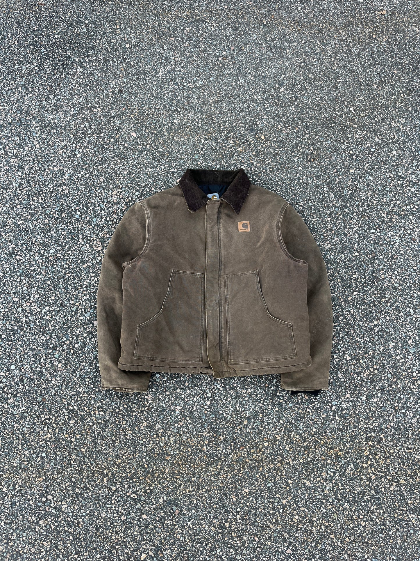 Faded Chestnut Brown Carhartt Arctic Jacket - Boxy Large
