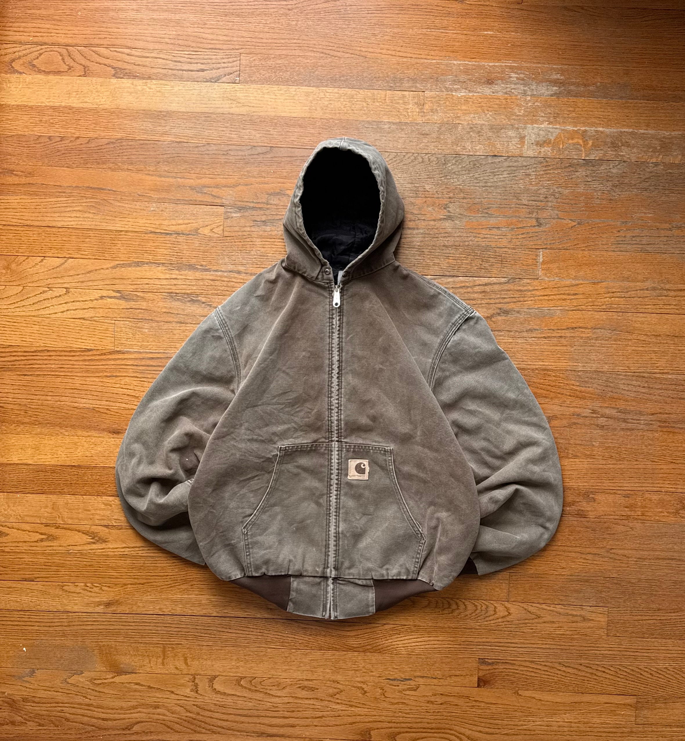 g*b様 VINTAGE CARHARTT ACTIVEJACKET FADED Faded Chestnut Brown Carhartt Active Jacket - Large – VTG By Mike
