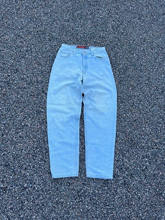 Levi's 565 银色标签褪色牛仔宽松裤 - 30 x 32