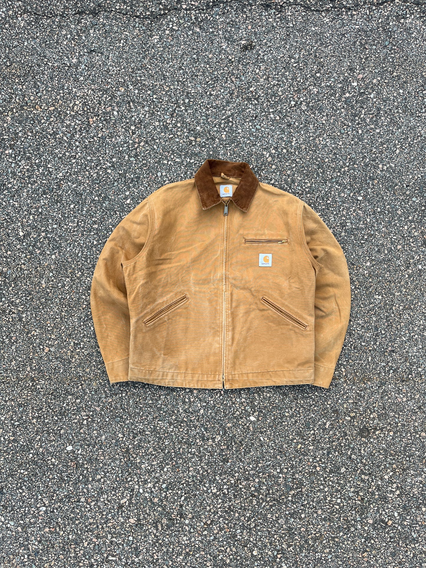 轻质无衬里褪色棕色 Carhartt Detroit 夹克 - Boxy ML