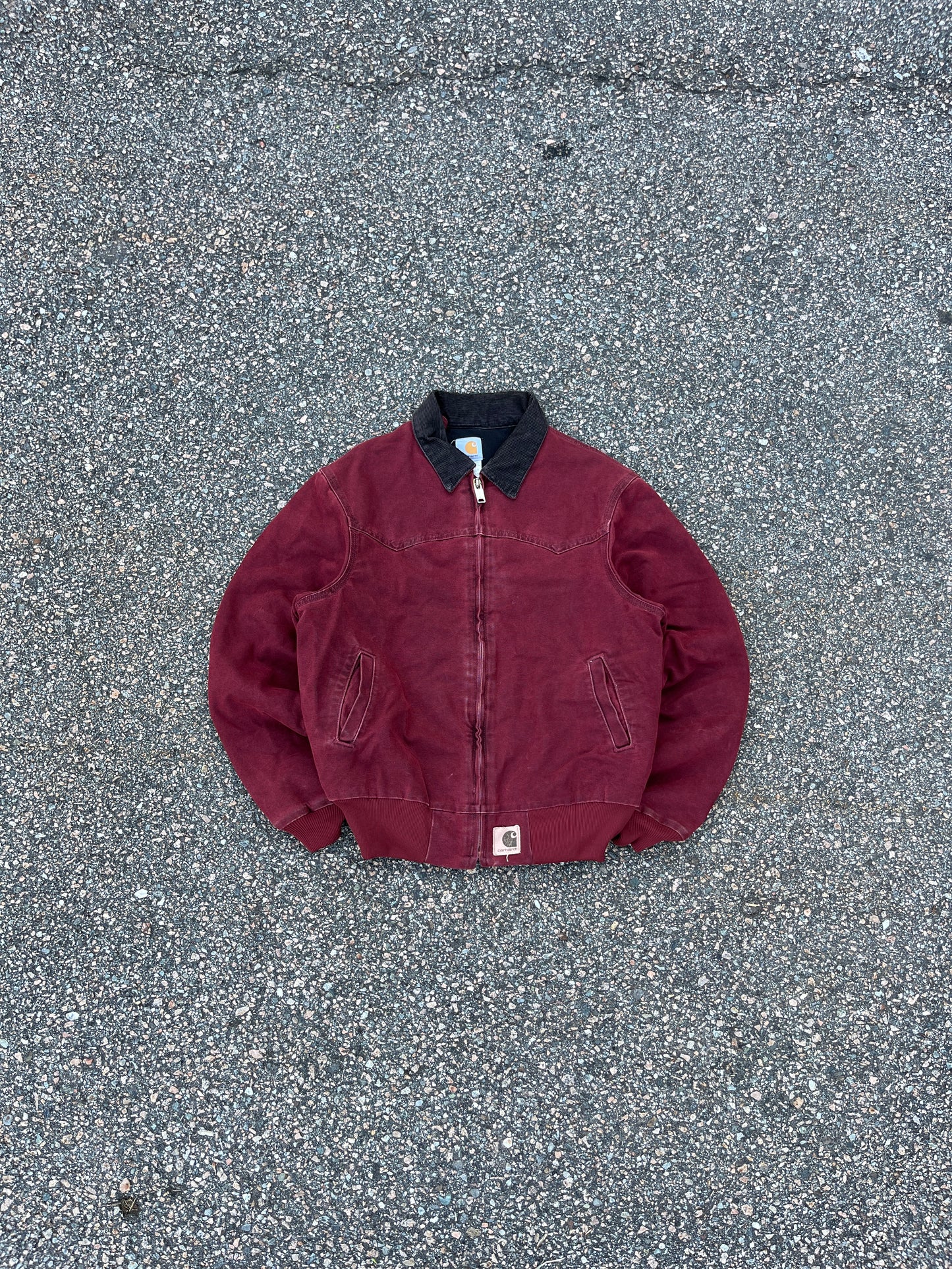 Faded Brick Red Carhartt Santa Fe Jacket - Medium